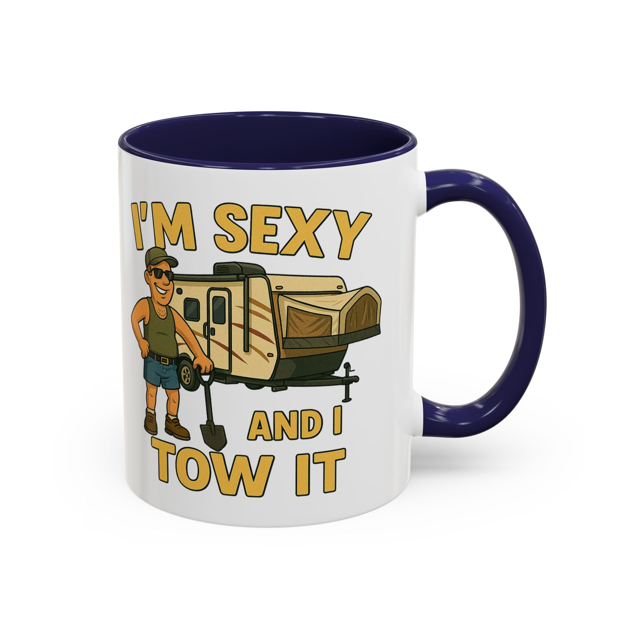 Playful Camping Mug, Funny Coffee Cup, Camper Gift, RV Lover's Accessory, Outdoor Adventure Mug