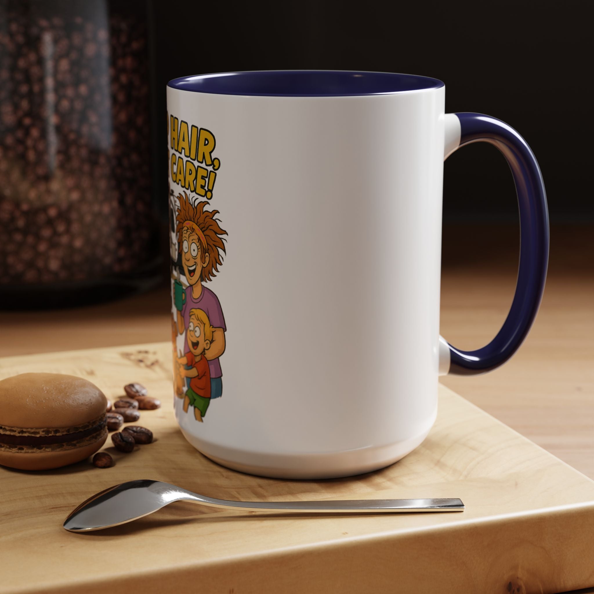 Camp Hair Coffee Mug, Funny Mug for Campers, Outdoor Lover Gift, Family Camping Mug, Humorous Coffee Cup