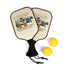 Camping Pickleball Set - Fun Outdoor Game Kit with 'I Camp' Design