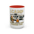 Camping Humor Coffee Mug - I Camp Because Punching People is Frowned Upon