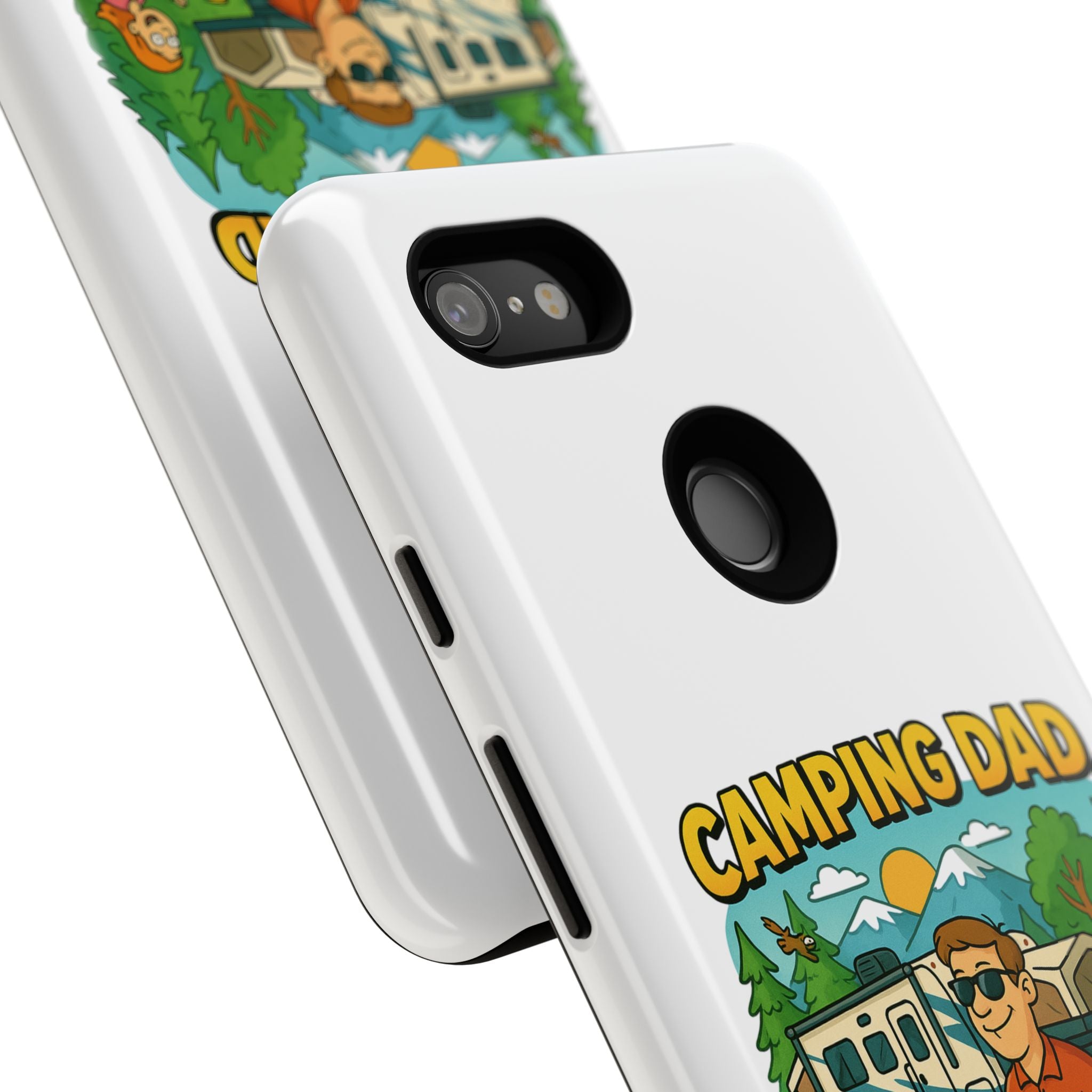 Camping Dad Phone Case - Unique Tough Cover for Outdoor Dads
