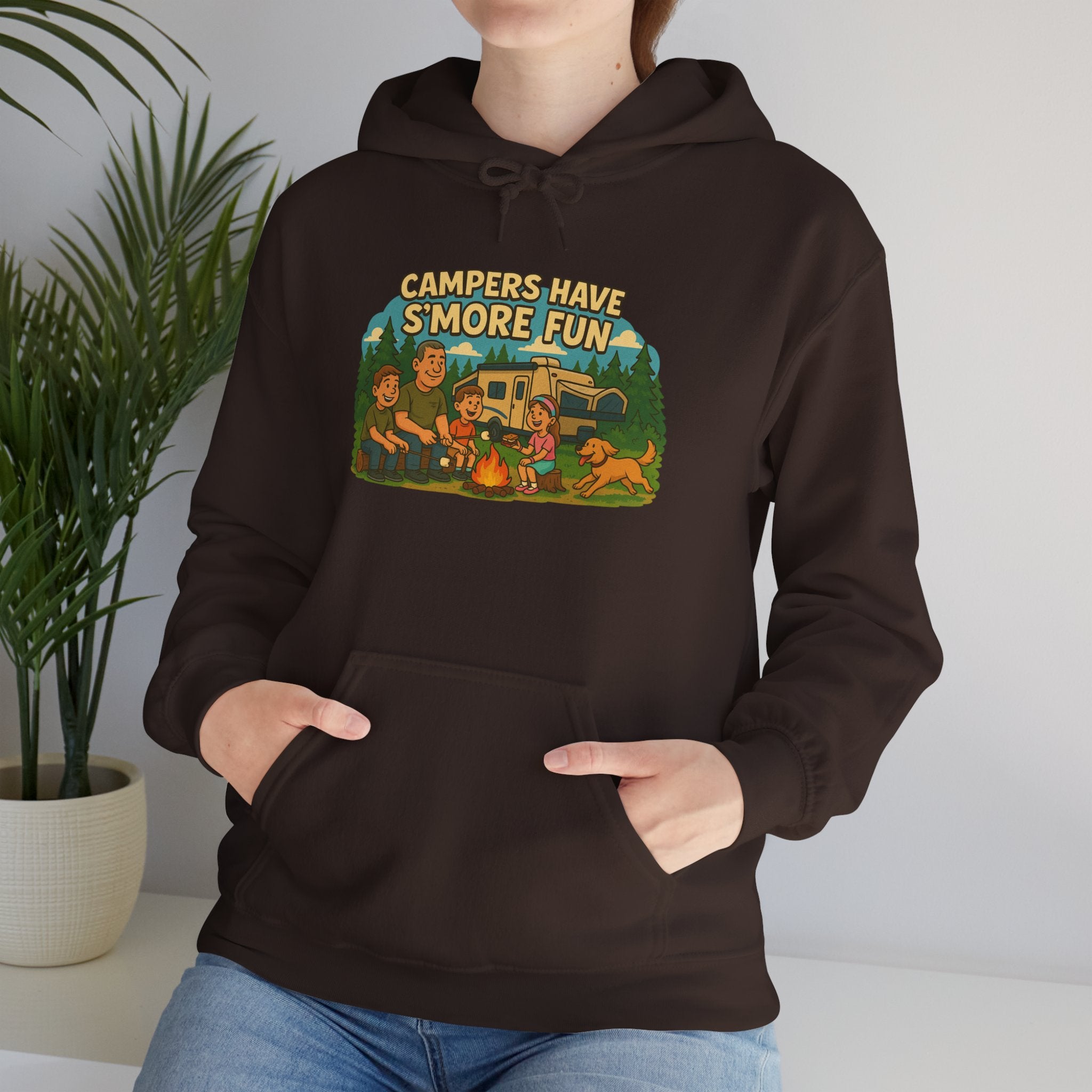 Campfire Vibes Hoodie - Perfect for Outdoor Lovers, Camping Trips, Nature Adventures, Gift for Campers, Cozy Hooded Sweatshirt