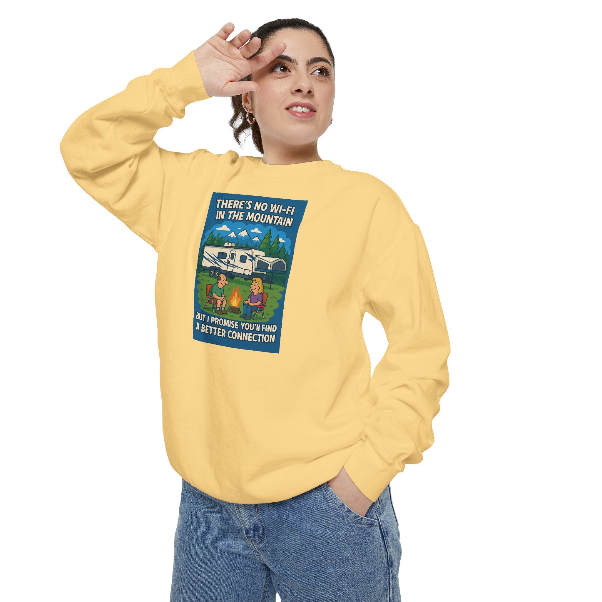 Cozy Campfire Sweatshirt - Perfect for Adventurers, Camping Enthusiasts, Family Gatherings, or Cozy Nights In, Gift Idea, Outdoor Style