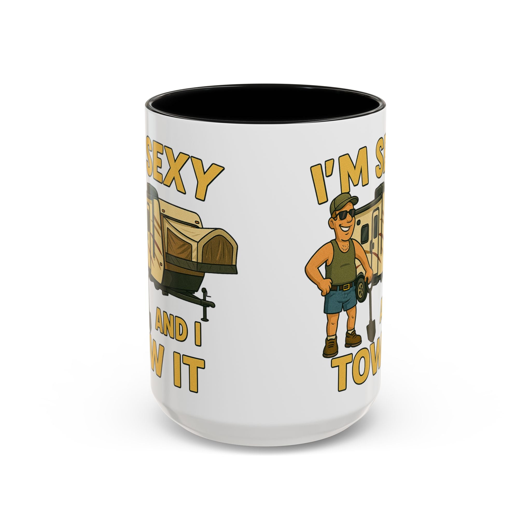 Playful Camping Mug, Funny Coffee Cup, Camper Gift, RV Lover's Accessory, Outdoor Adventure Mug