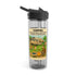 Camping Water Bottle, Funny Outdoor Gift, Hiking Hydration, Adventure Accessory, Eco-friendly Drinkware