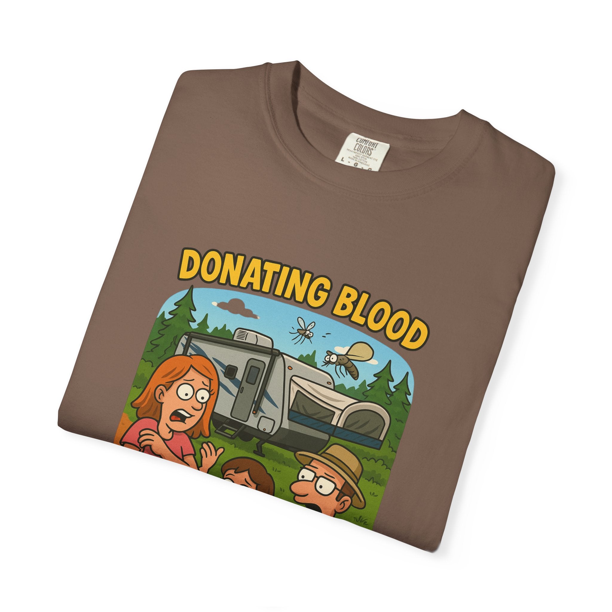 Playful Donation Humor Tee for Blood Donors, Perfect for Fundraisers, Special Events, Gifts, and Everyday Wear