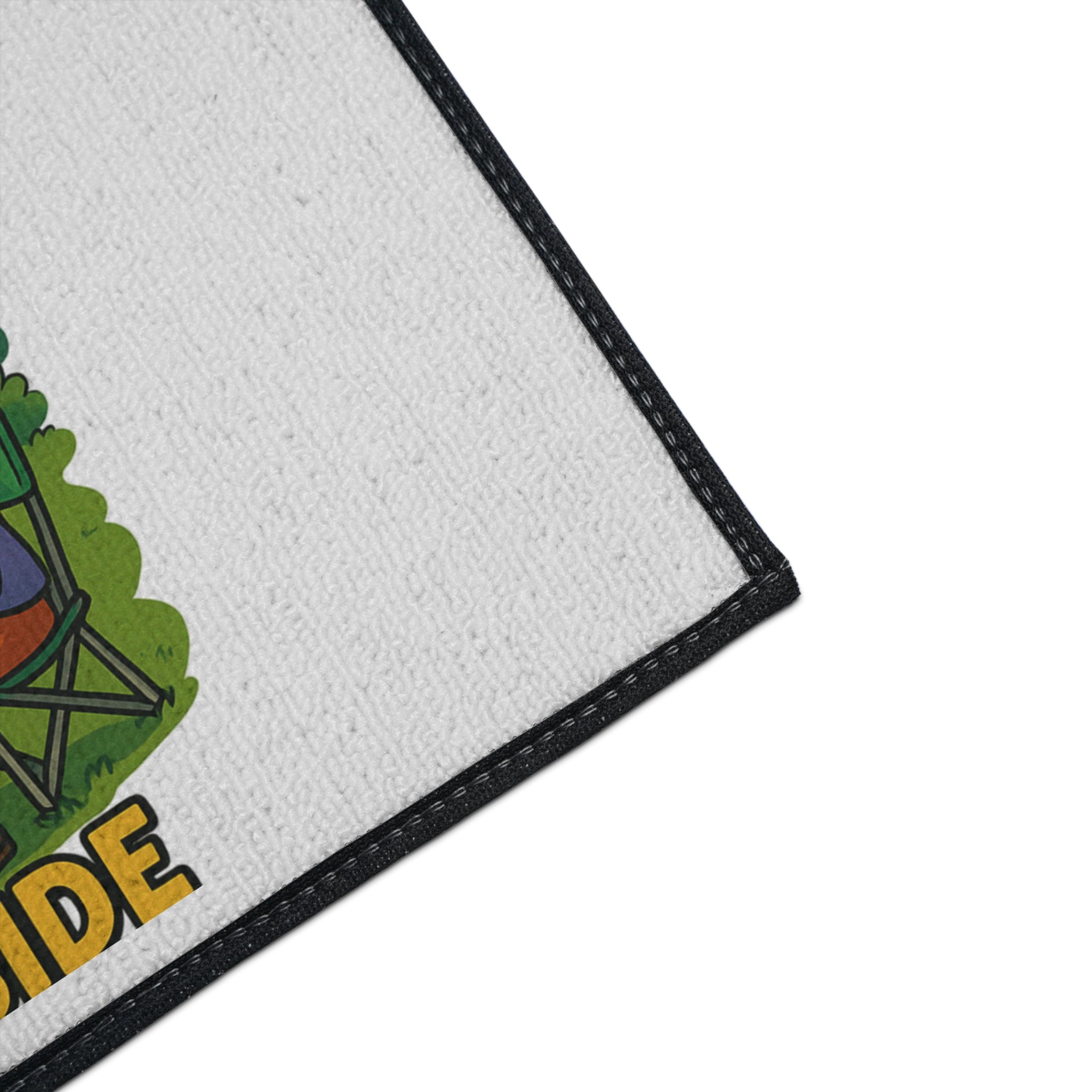 Outdoor RV Welcome Heavy Duty Floor Mat - 'You Are Never Too Old to Play Outside'