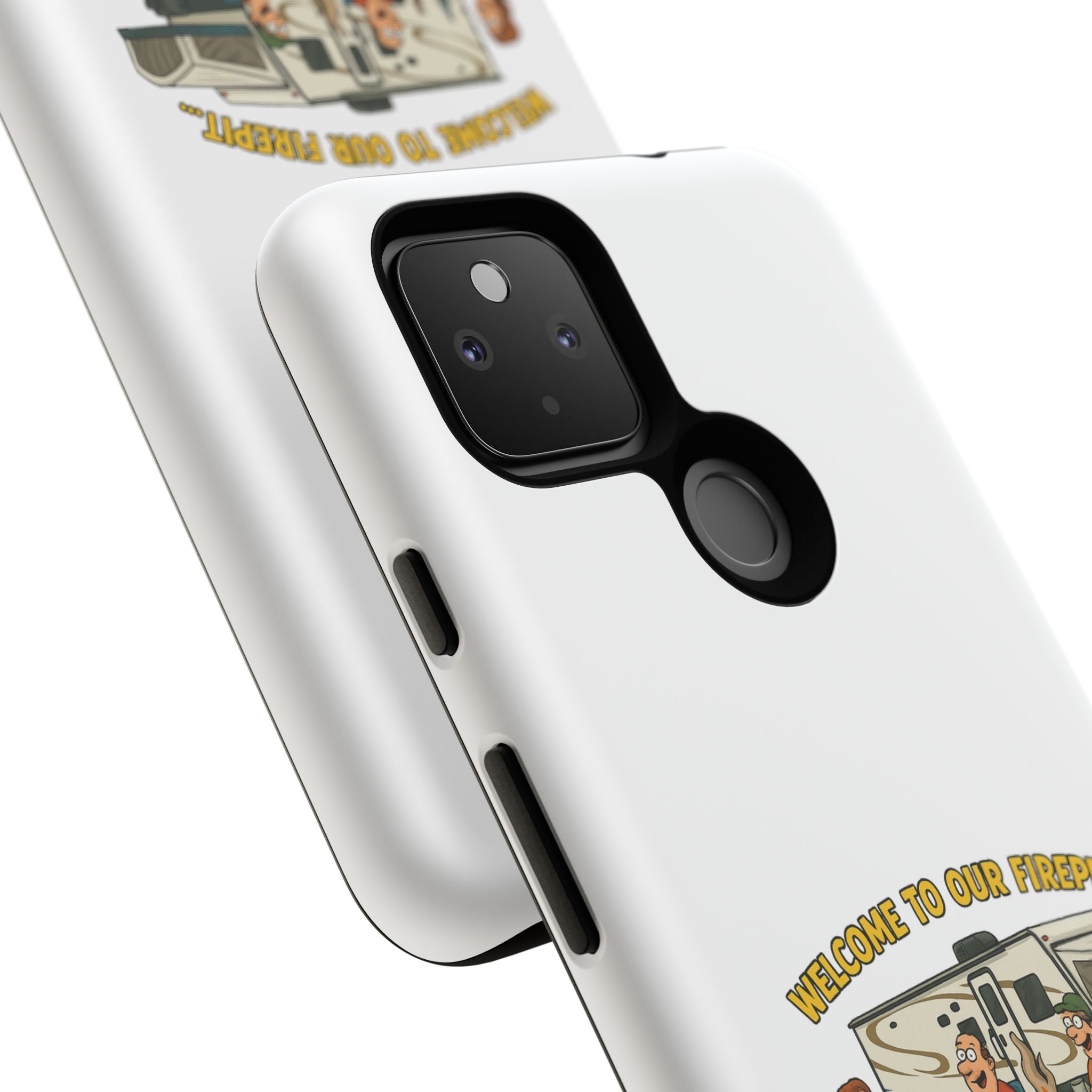 Camping Phone Case - Welcome to Our Firepit - Outdoor Gear, Gift for Campers, Adventure Accessory, Fun Camping Decor