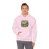 Campfire Adventure Hoodie with Retro Design, Cozy Gift for Outdoor Lovers, Perfect for Camping, Road Trips, and Casual Wear