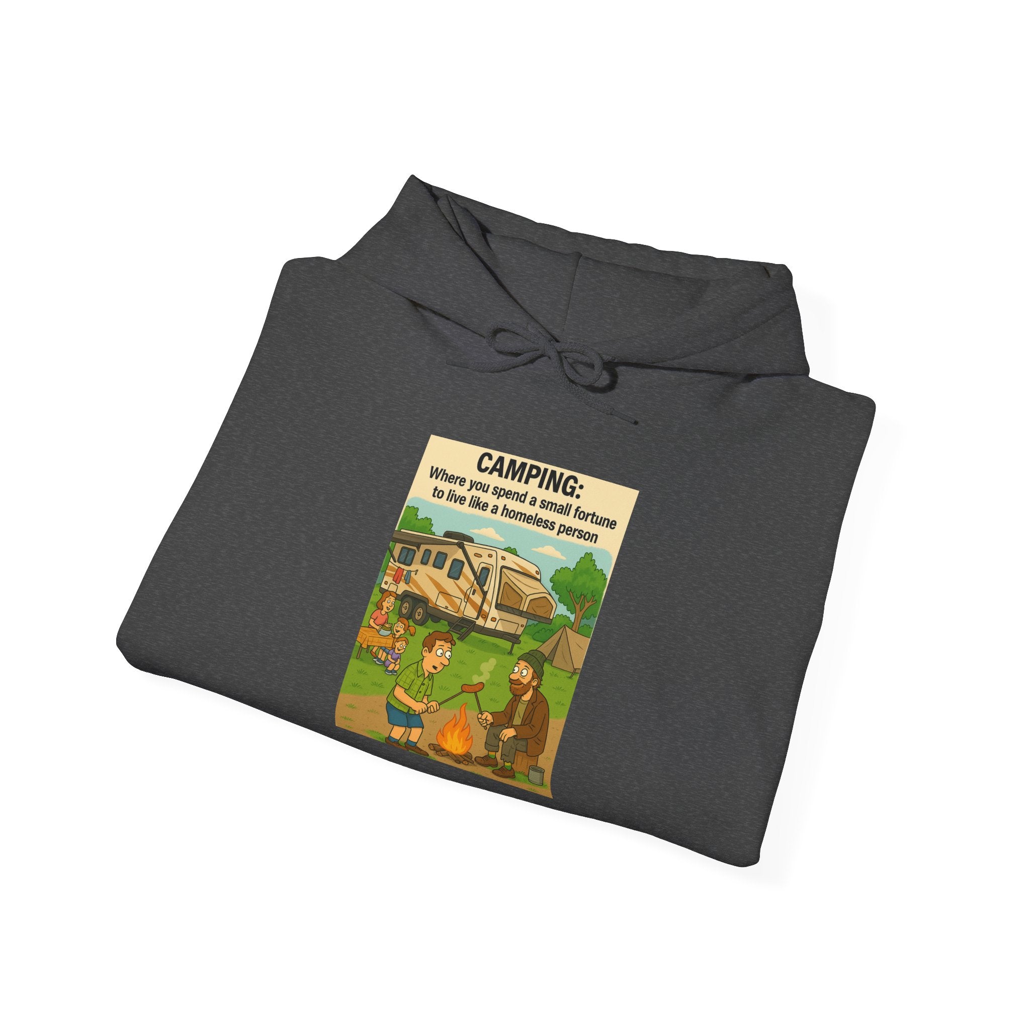 Cozy Camping Sweatshirt | Unisex Heavy Blend Hoodie, Outdoor Gear, Nature Lover Gift, Camping Apparel, Weekend Retreat Wear