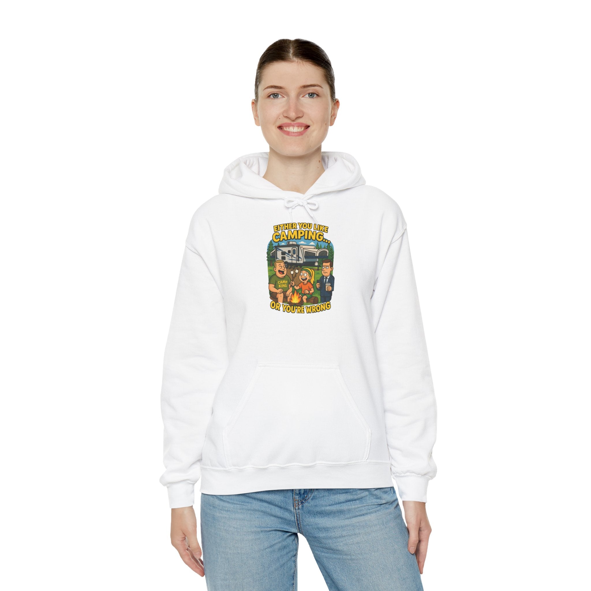 Camping Adventure Unisex Heavy Blend™ Hooded Sweatshirt