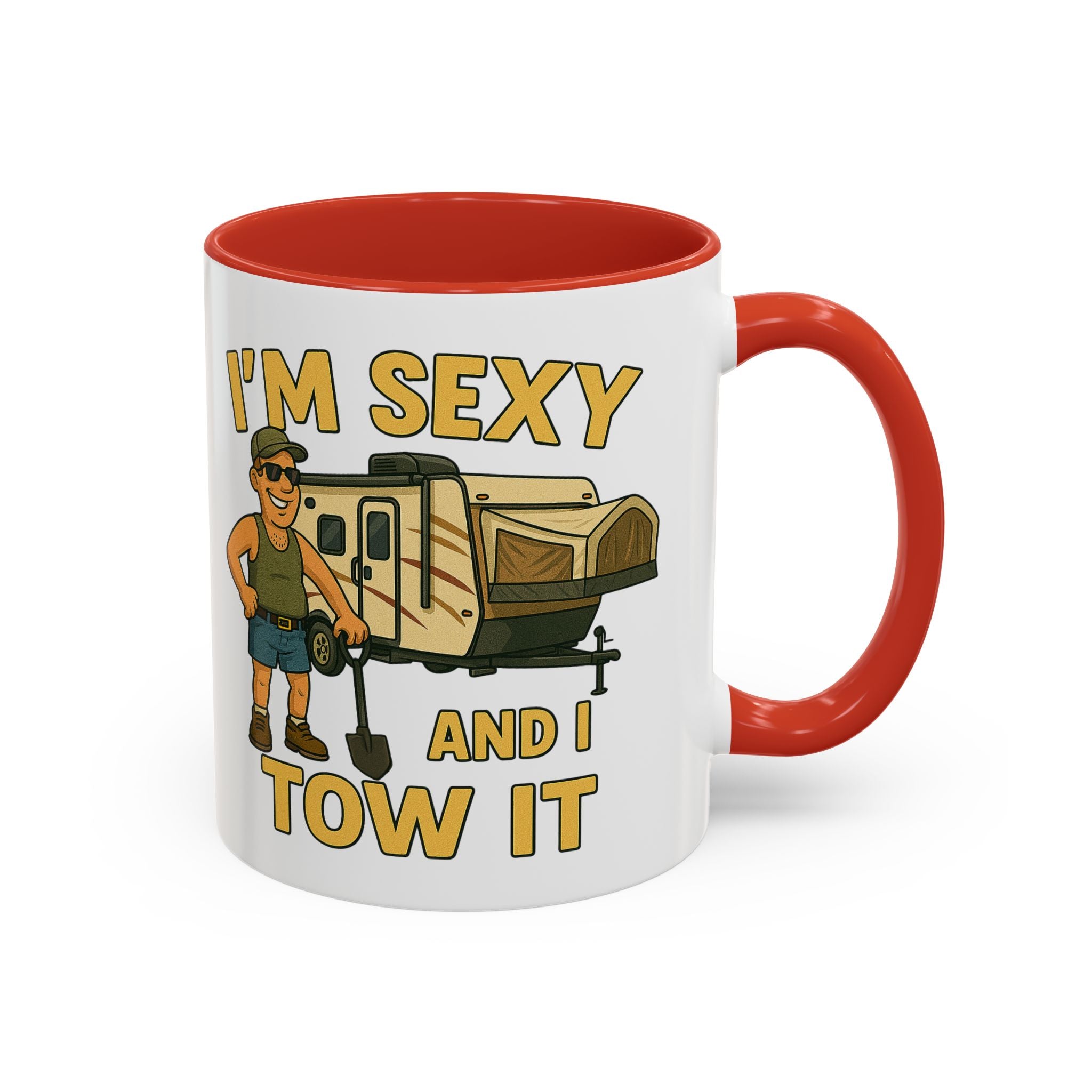Playful Camping Mug, Funny Coffee Cup, Camper Gift, RV Lover's Accessory, Outdoor Adventure Mug