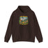 Campfire Adventure Hoodie with Retro Design, Cozy Gift for Outdoor Lovers, Perfect for Camping, Road Trips, and Casual Wear