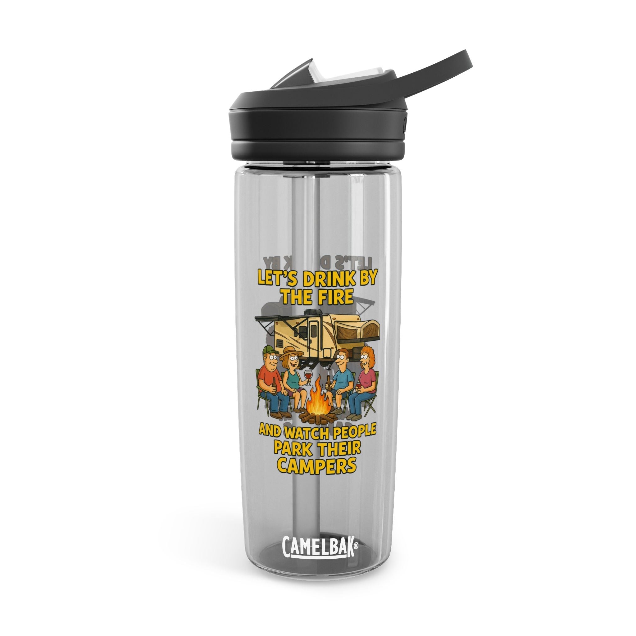 Camping Water Bottle with Funny Quote - Hydration Gift for Hikers, Outdoor Enthusiasts, Camping Trip Essential, Campfire Decor, Summer [...]