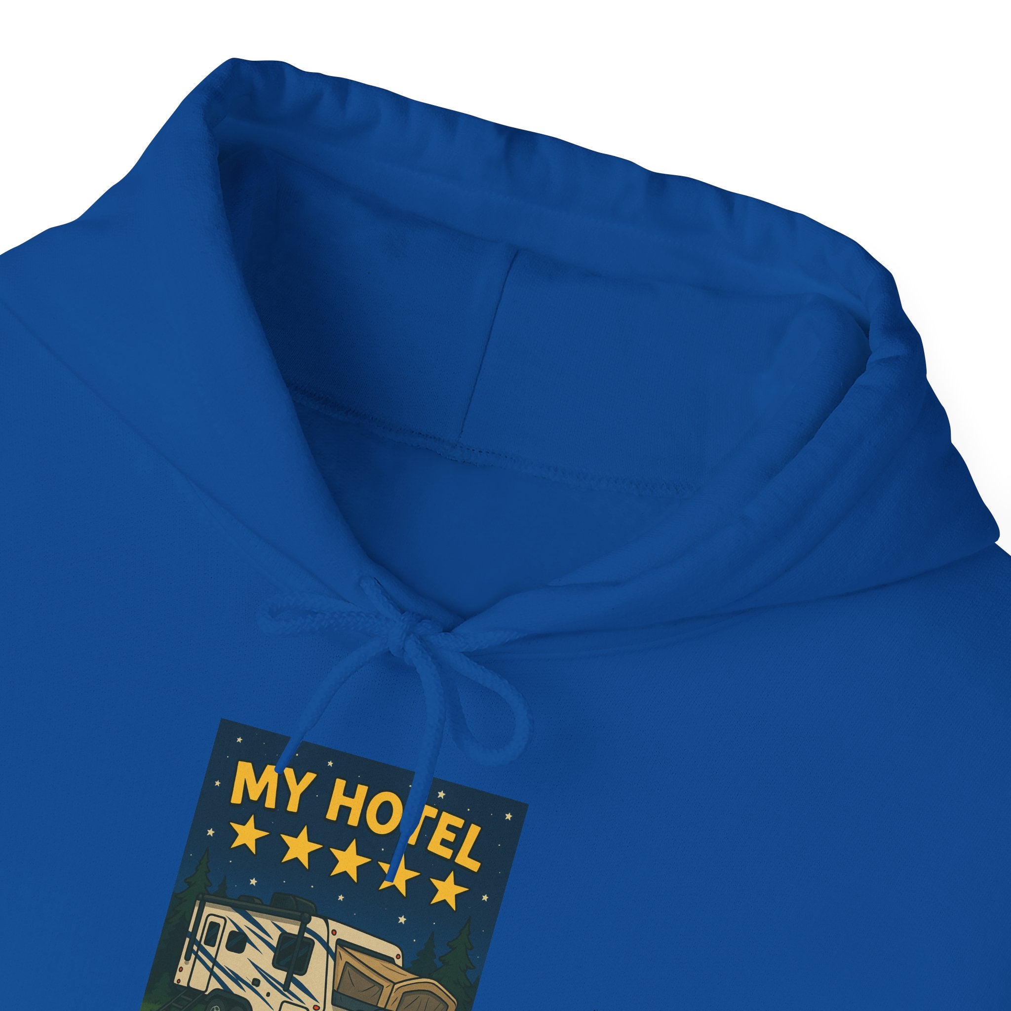 Cozy Camping Hoodie - My Hotel, Outdoor Adventure Apparel, Travel Gift, Nature Lovers Sweatshirt, Camping Gear