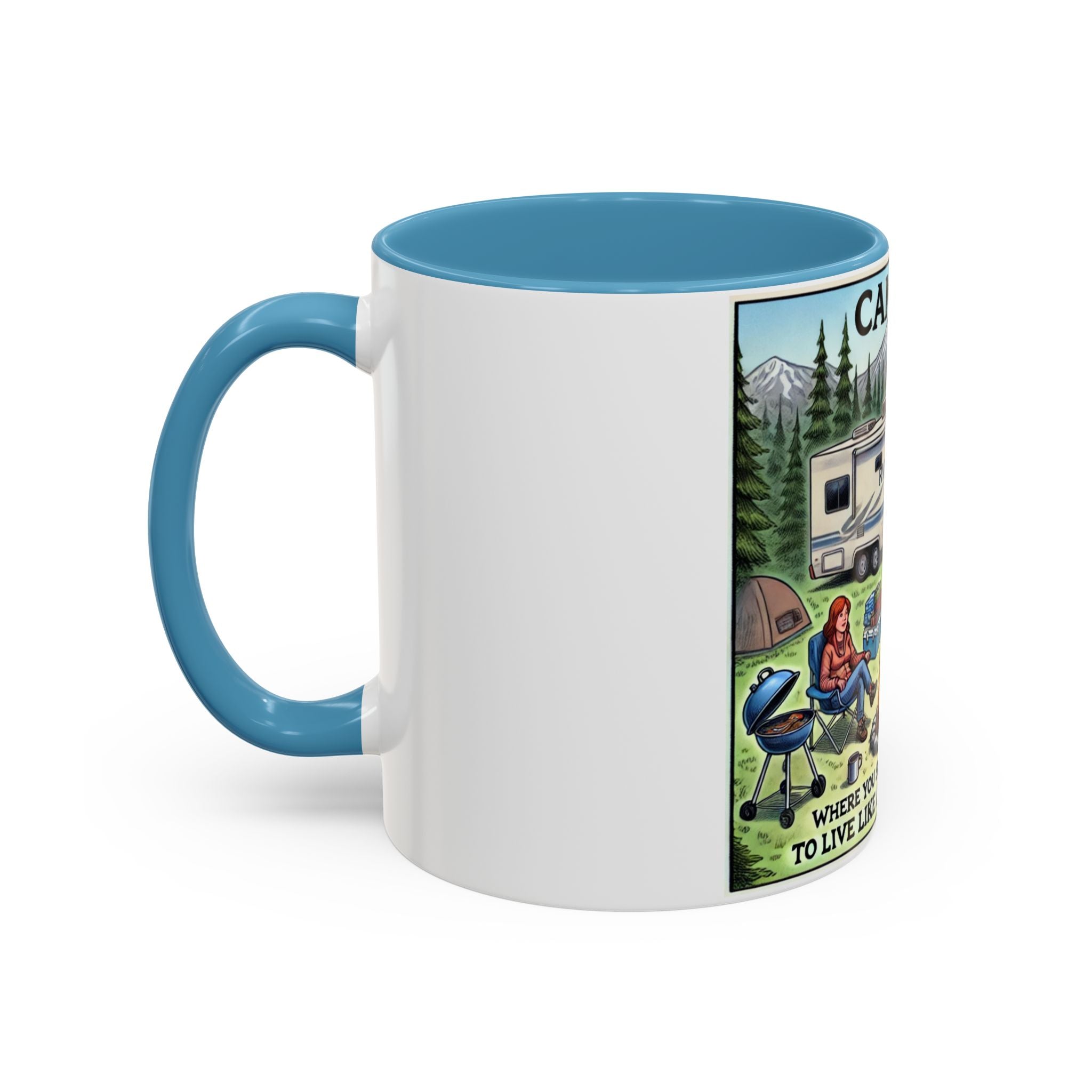 Mug - Camping Where You Spend a Small Fortune Coffee Mug (11, 15oz)