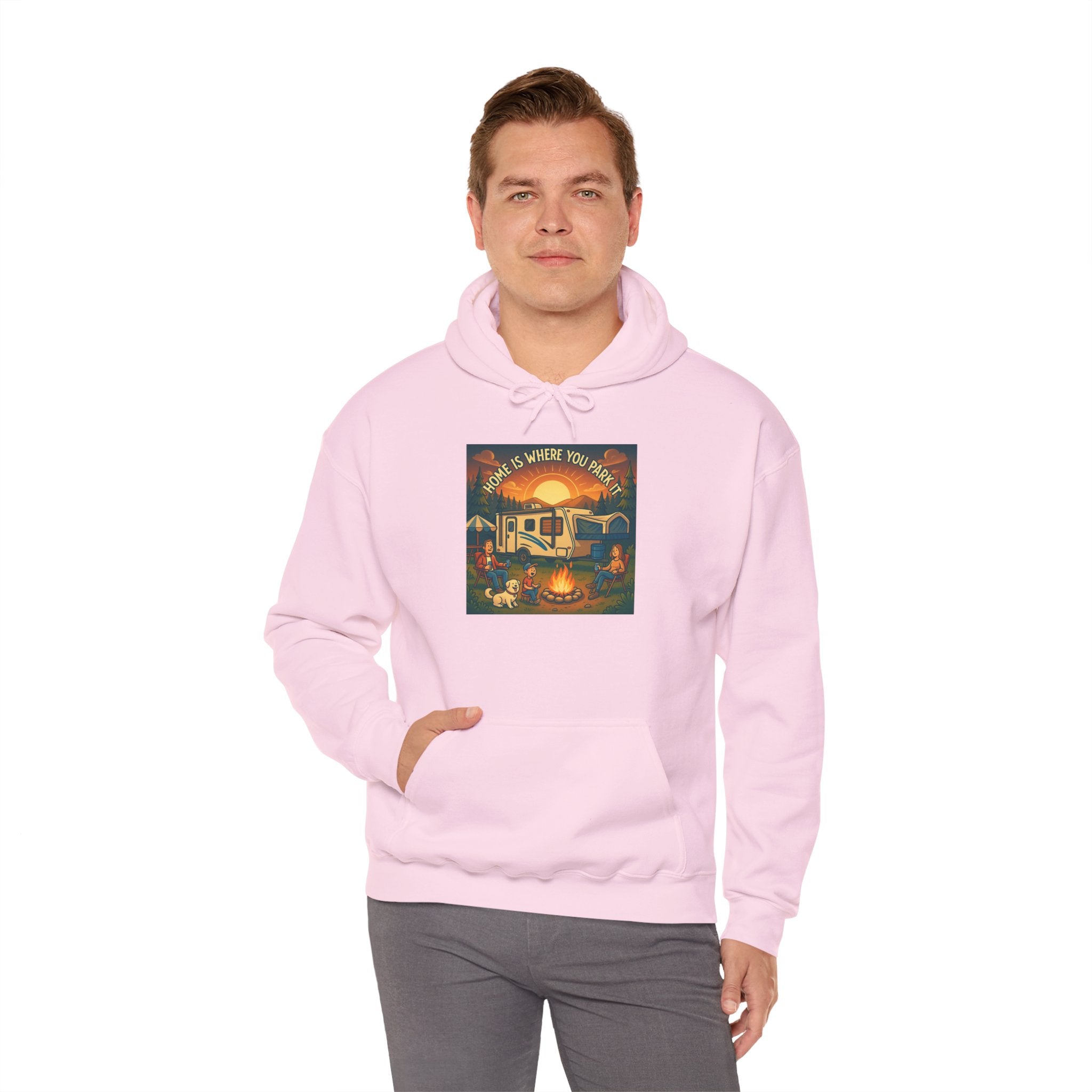 Cozy Campfire Vibes Hoodie, Unisex Sweatshirt for Camp Lovers, Autumn Apparel, Outdoor Adventure Gift, Family Get-Together