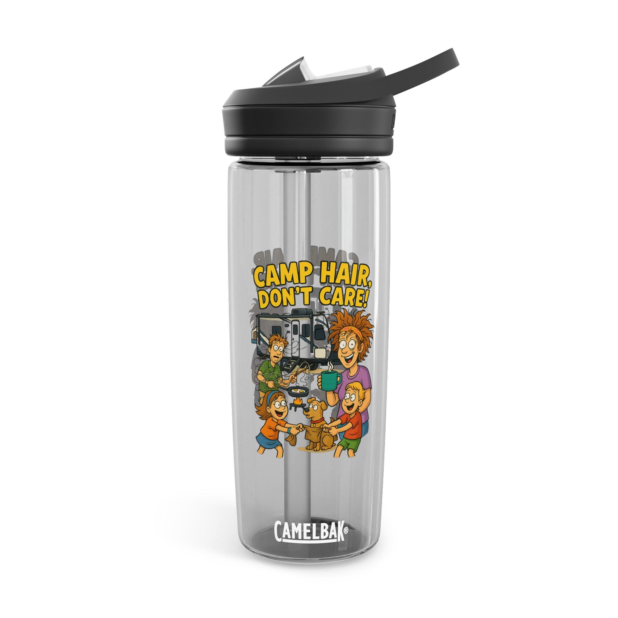 Fun Cartoon Water Bottle, BPA-Free Flask for Outdoor Adventures, Gift for Kids, Hydro Flask for Campers, Ideal for Travel & Exercise