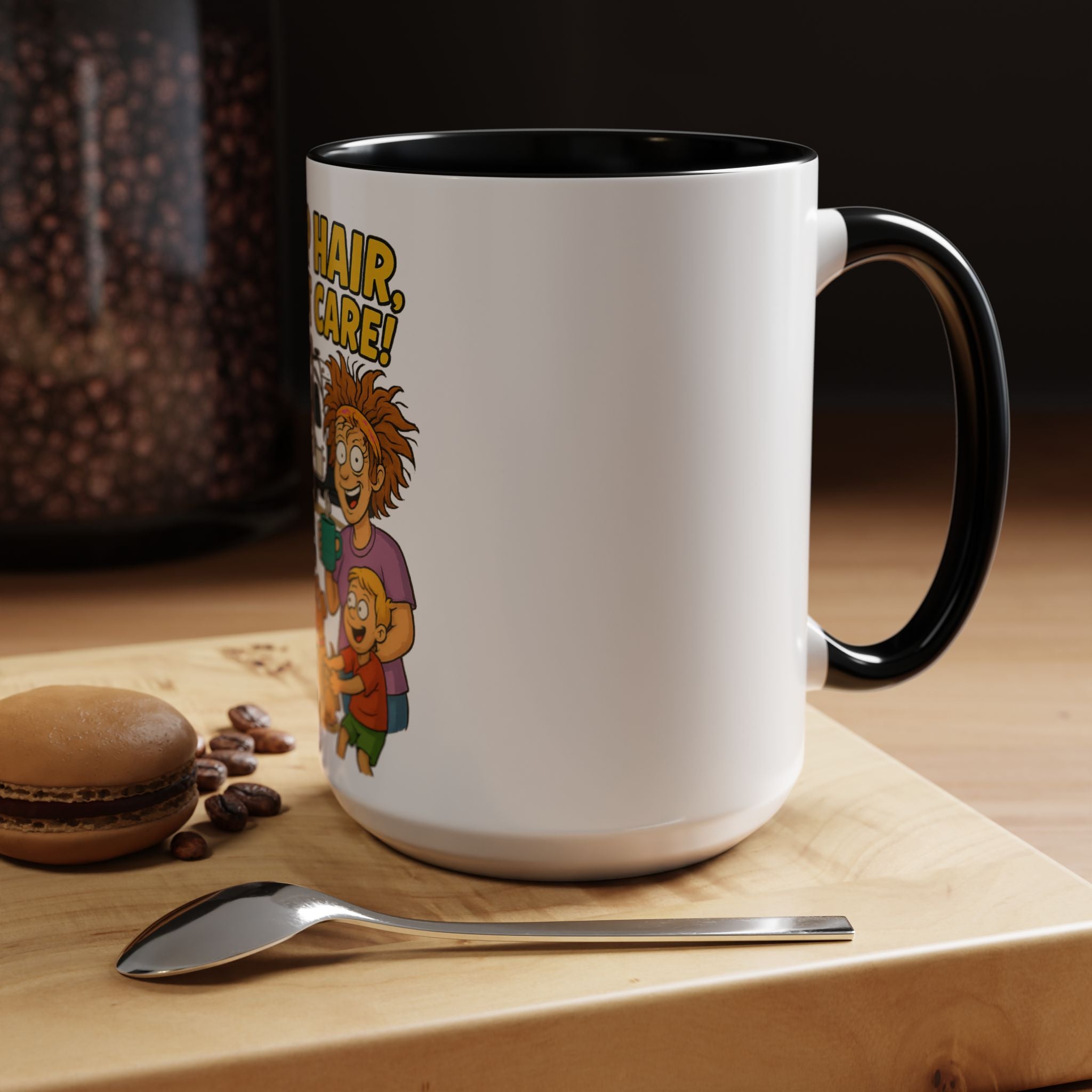 Camp Hair Coffee Mug, Funny Mug for Campers, Outdoor Lover Gift, Family Camping Mug, Humorous Coffee Cup