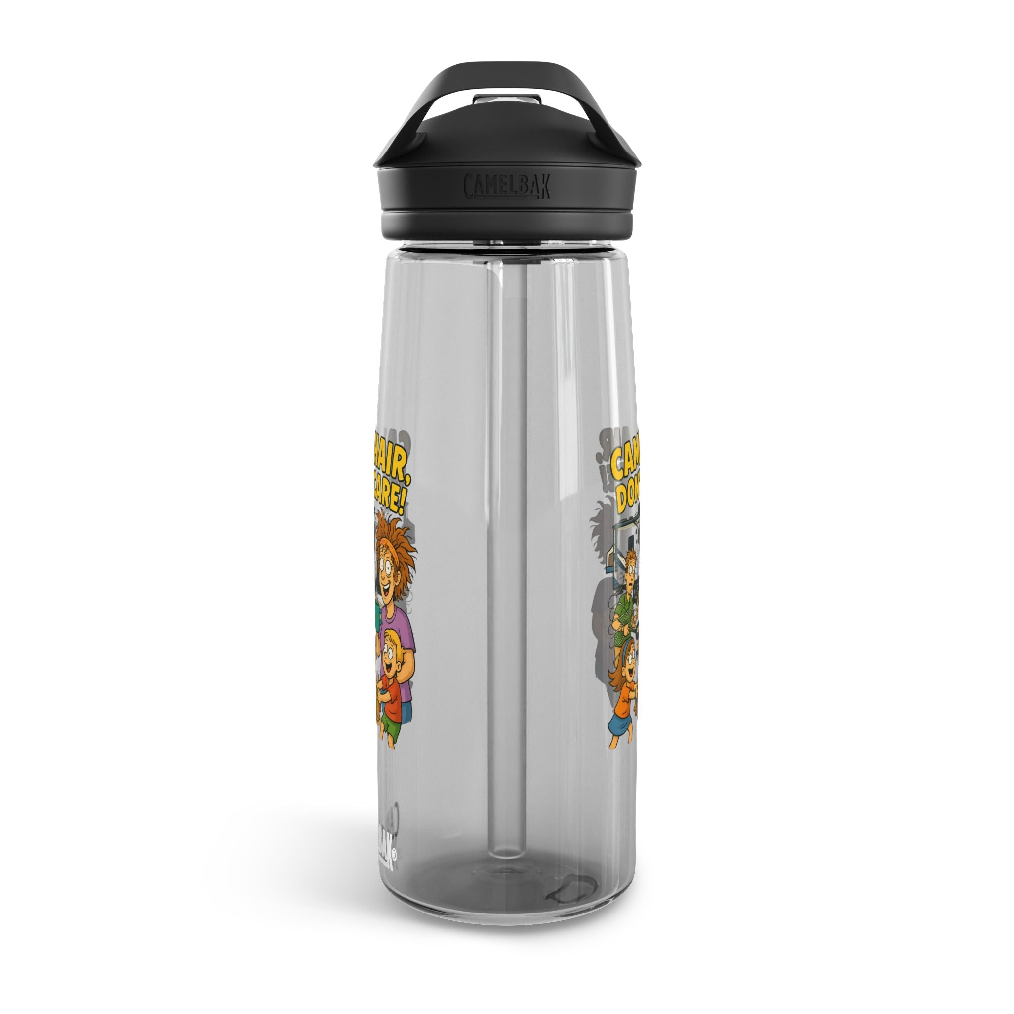 Fun Cartoon Water Bottle, BPA-Free Flask for Outdoor Adventures, Gift for Kids, Hydro Flask for Campers, Ideal for Travel & Exercise