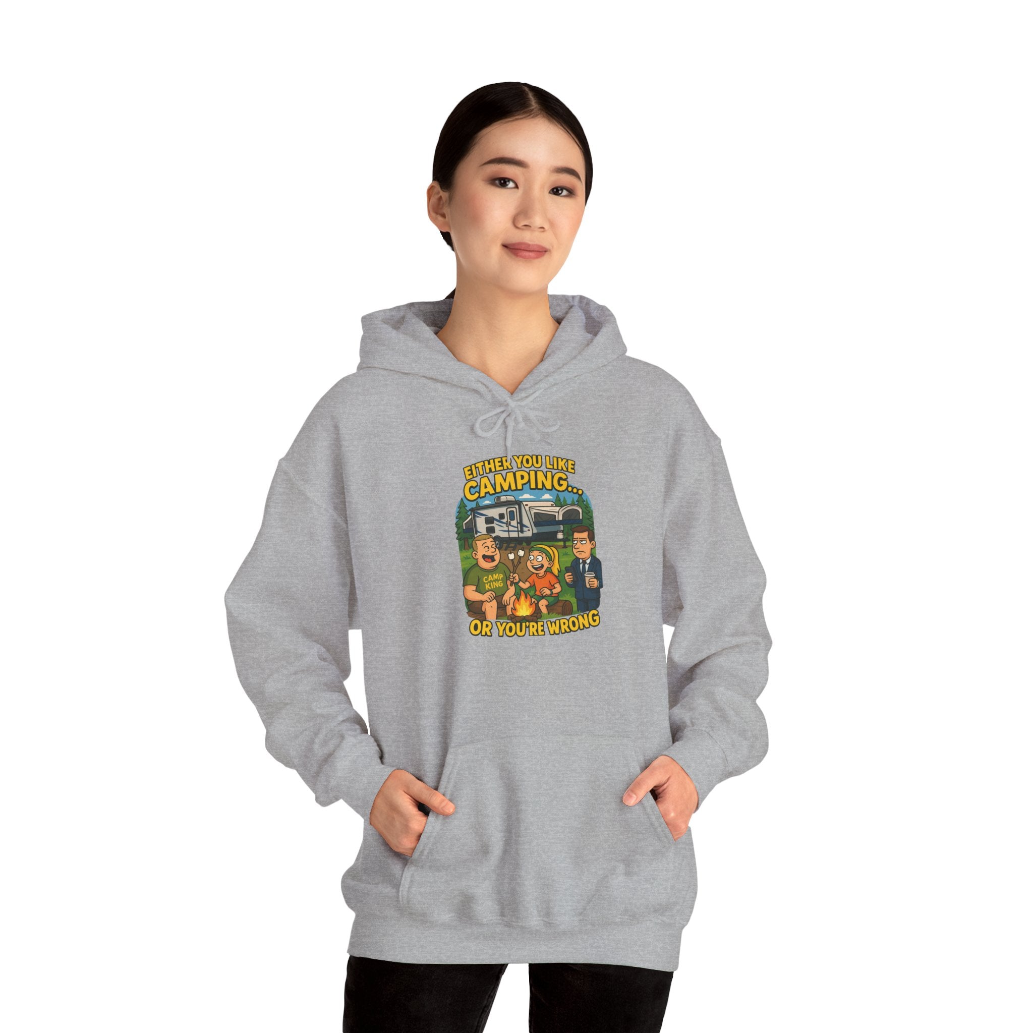 Camping Adventure Unisex Heavy Blend™ Hooded Sweatshirt
