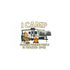 Camping Humor Vinyl Decal - 'I CAMP Because Punching People is Frowned Upon'