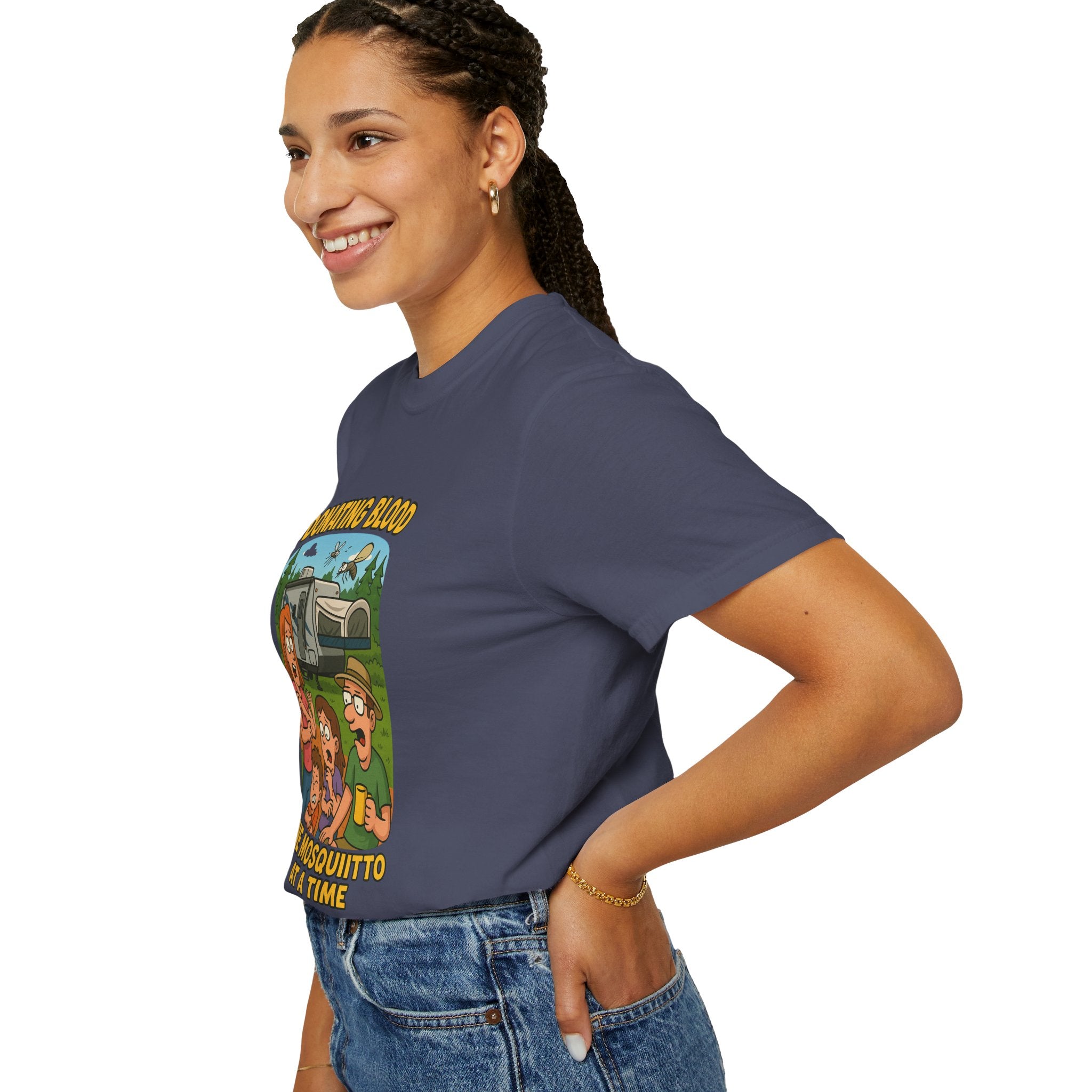 Playful Donation Humor Tee for Blood Donors, Perfect for Fundraisers, Special Events, Gifts, and Everyday Wear