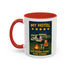 Camping-Themed Accent Coffee Mug | Perfect for RV Lovers, Campers, Travelers, Cozy Nights, Outdoor Adventures, Unique Gift Ideas