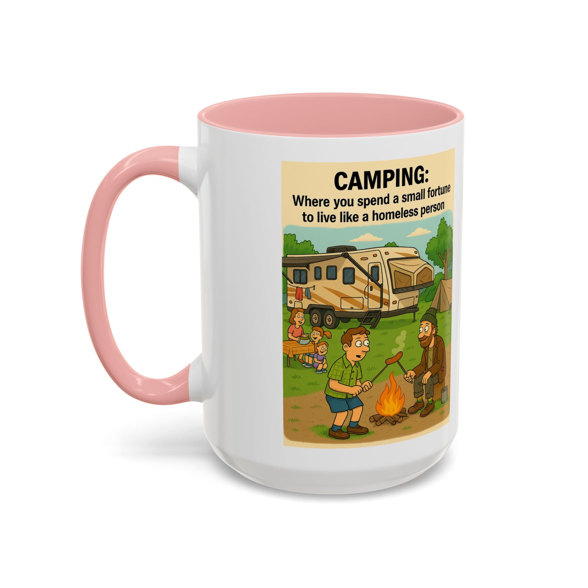 Camping Humor Coffee Mug, Hilarious Campfire Gift, Funny Mug for Outdoors Lovers, Adventure Lover's Coffee Cup, Unique Camping Present