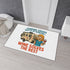 Camping Themed Floor Mat - 'Camping Solves... Wine Solves the Rest', Outdoor Decor, RV Accessories, Gift for Campers, Wine Lovers