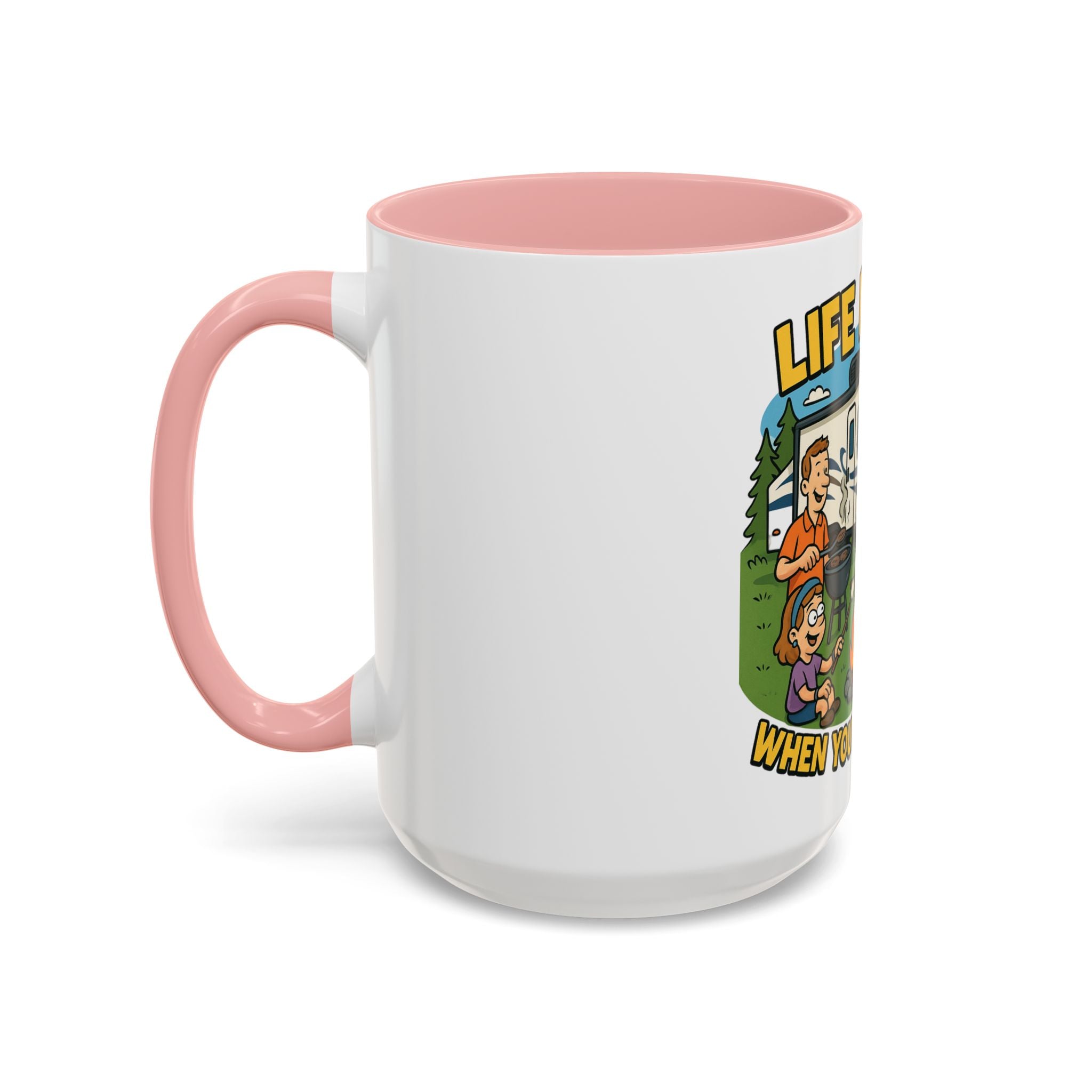 Camping Life Coffee Mug - Adventure Lover Gift, RV Travel Mug, Cozy Campfire Vibes, Perfect for Outdoor Enthusiasts, Gift for Dad