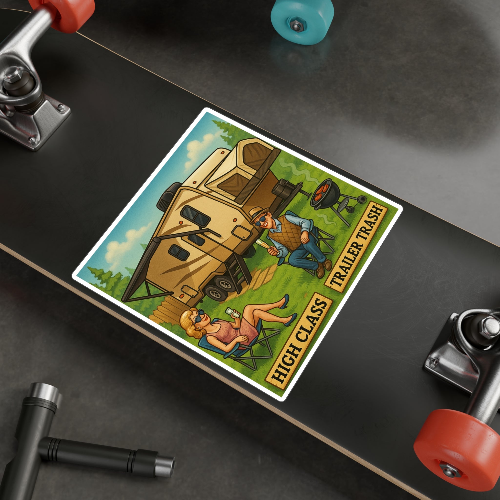 High Class Trailer Trash Vinyl Decals