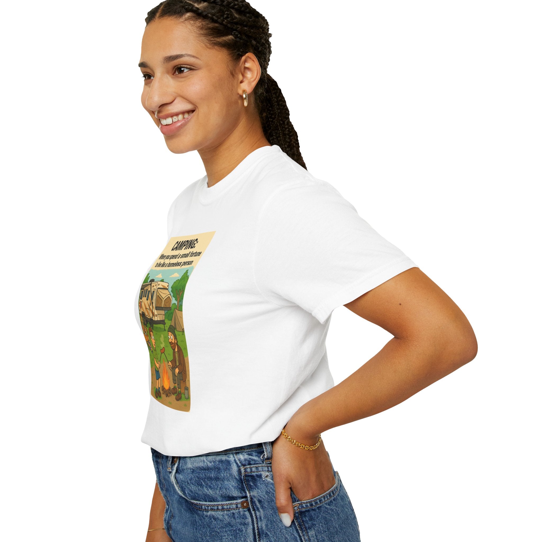 Camping Humor T-Shirt, Unisex Graphic Tee, Adventure Gift, Outdoor Lover Apparel, Funny Camping Shirt