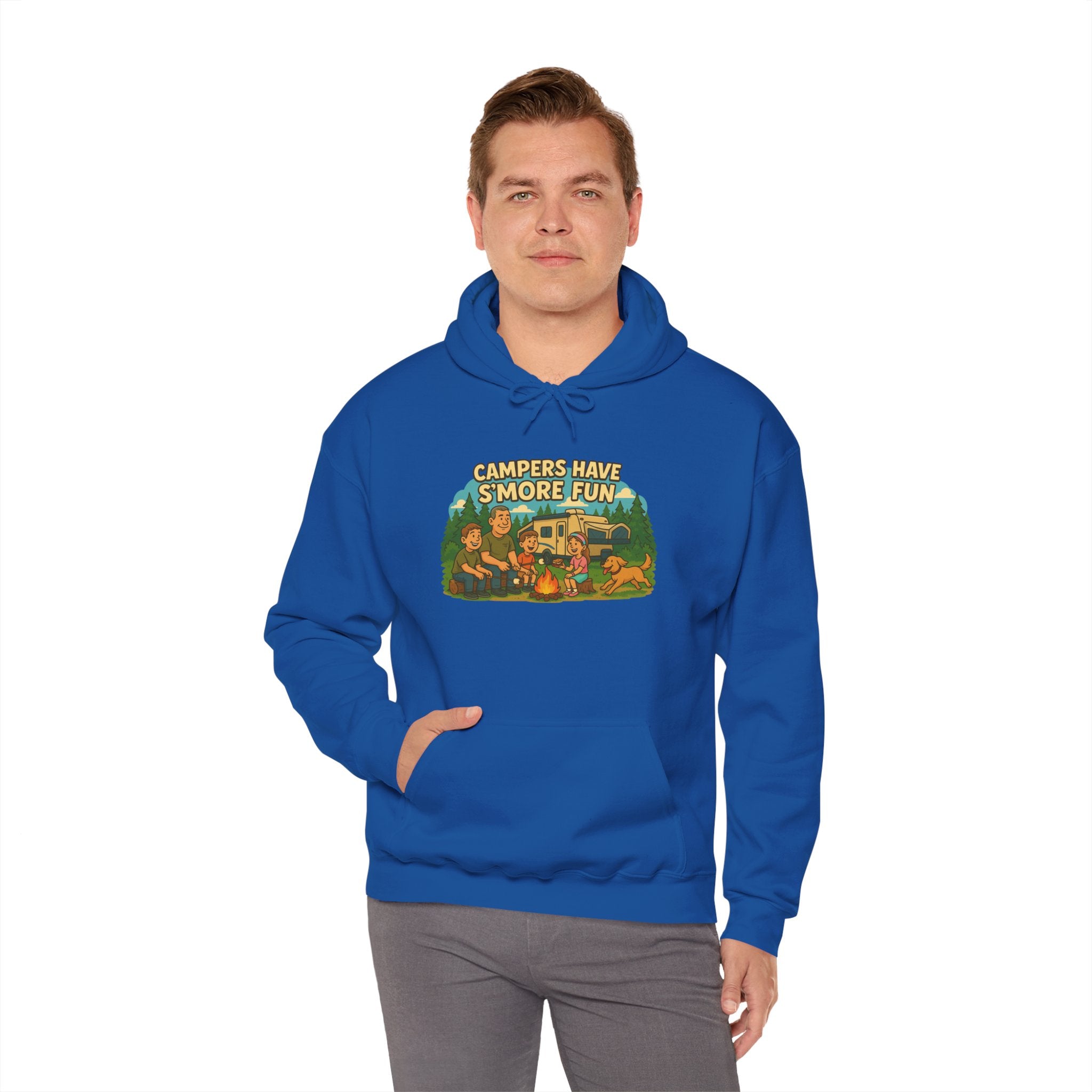Campfire Vibes Hoodie - Perfect for Outdoor Lovers, Camping Trips, Nature Adventures, Gift for Campers, Cozy Hooded Sweatshirt