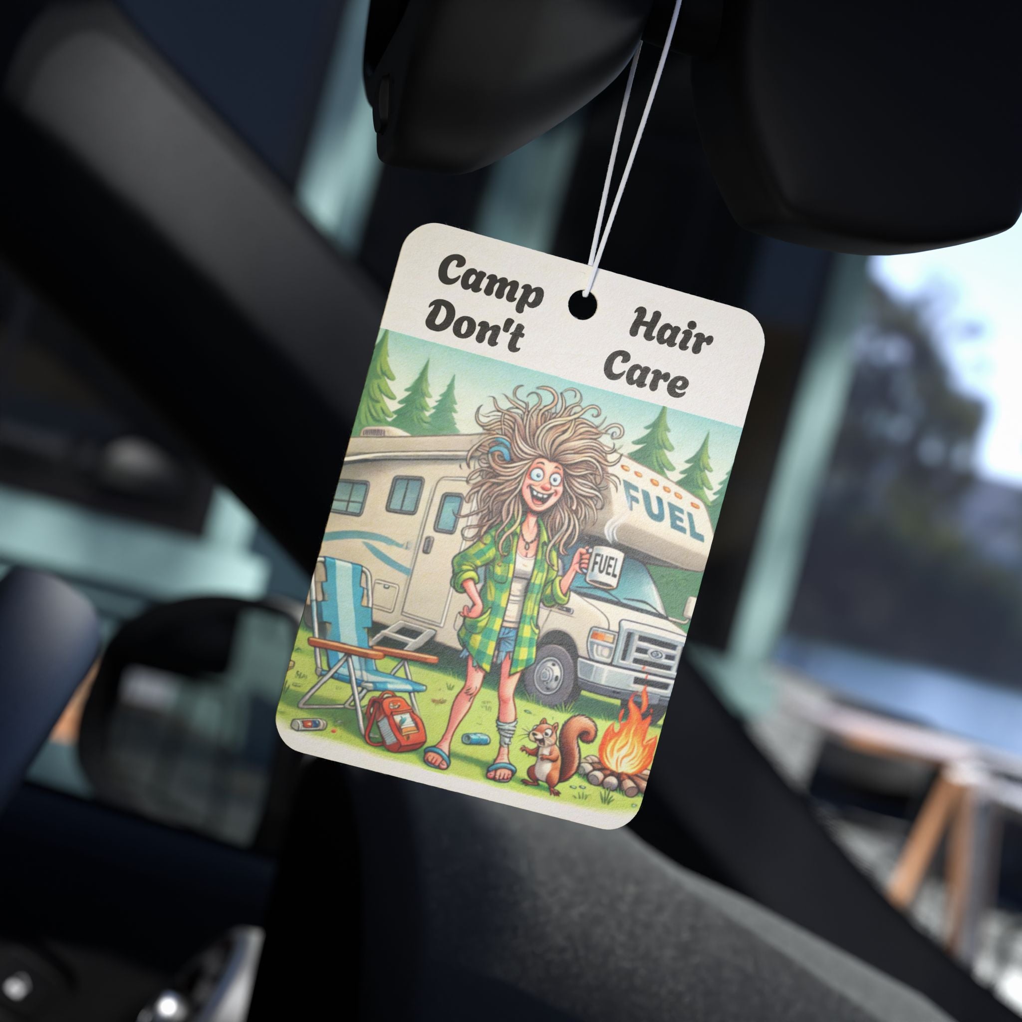 Car Air Freshener - Camp Hair, Don't Care