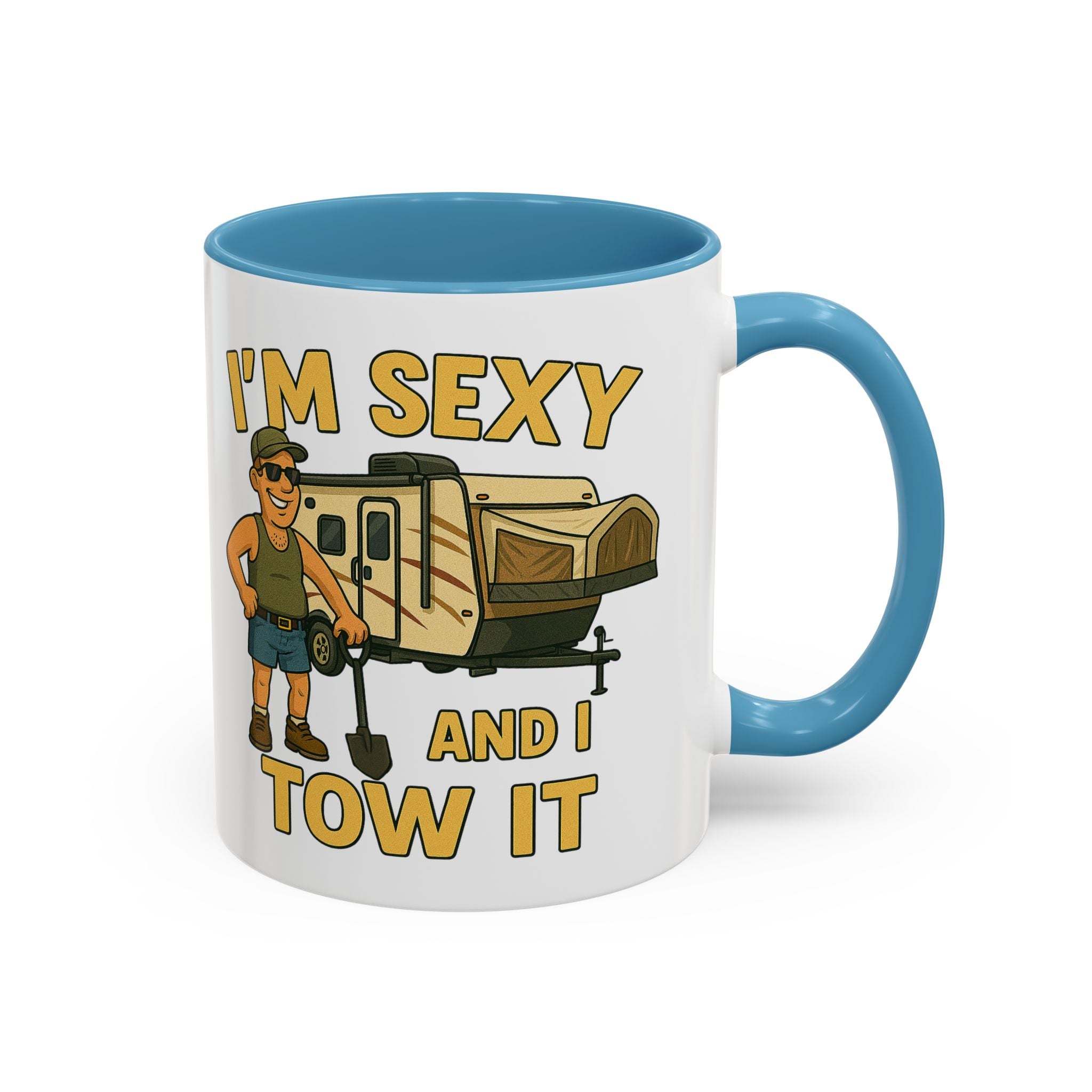 Playful Camping Mug, Funny Coffee Cup, Camper Gift, RV Lover's Accessory, Outdoor Adventure Mug