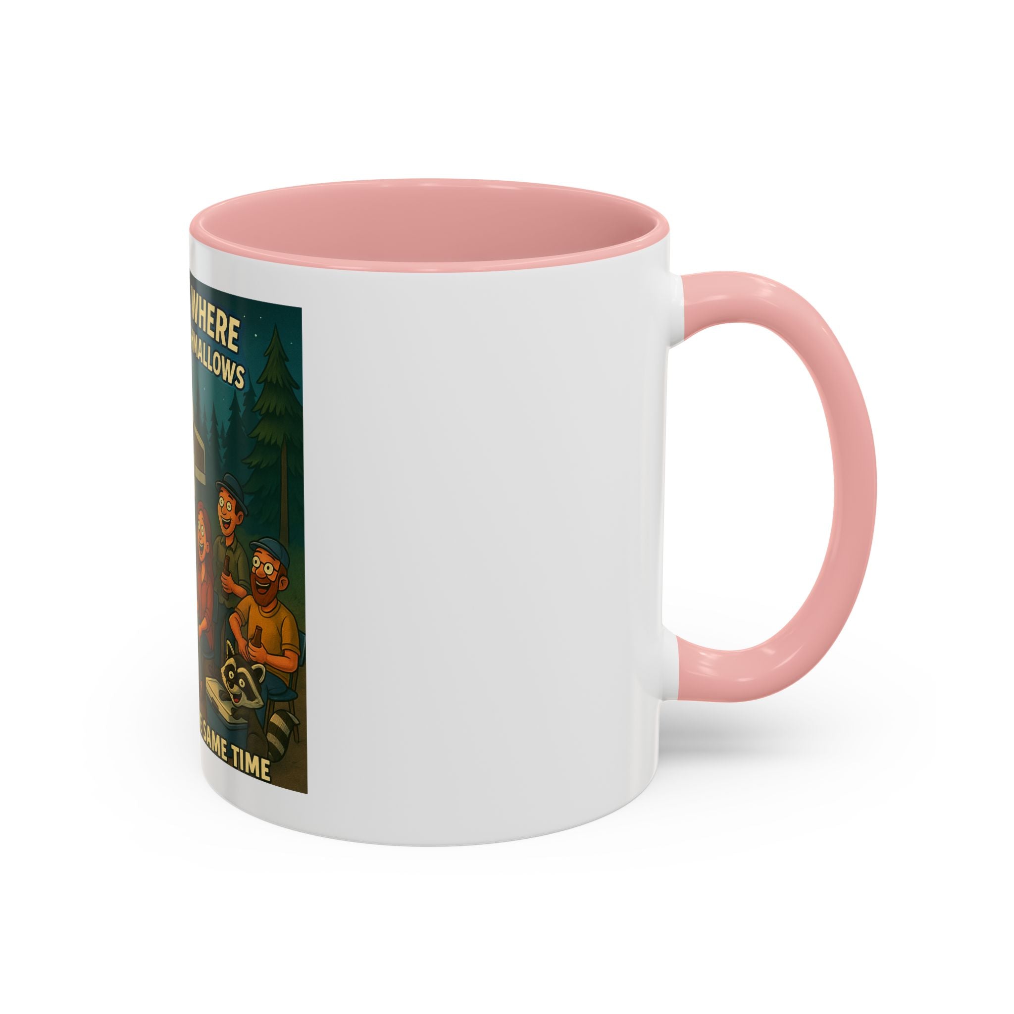 Camping Adventure Coffee Mug, Funny Mug for Campers, Get Toasted at the Same Time, Outdoor Gift, Nature Lover, Camping Decor