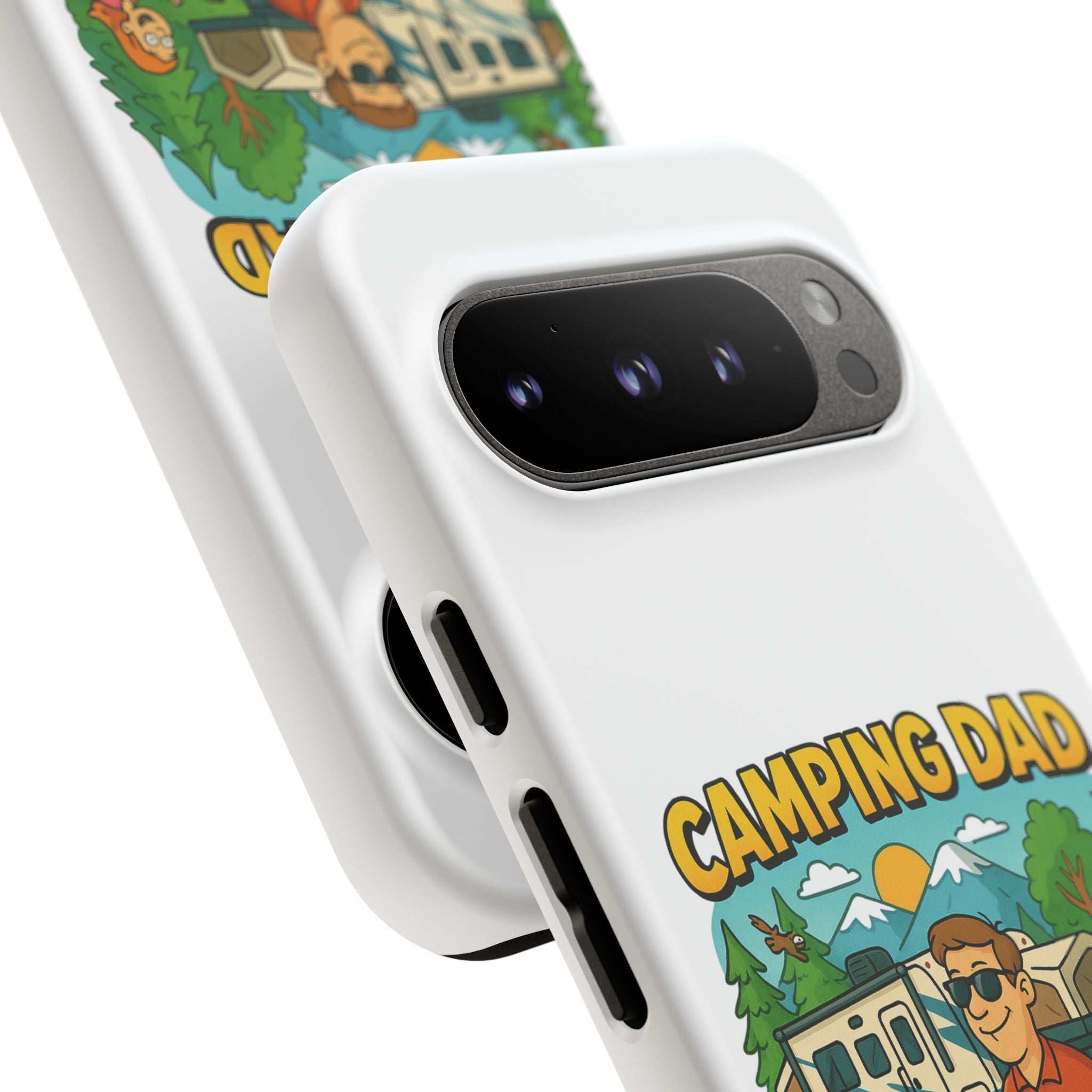 Camping Dad Phone Case - Unique Tough Cover for Outdoor Dads