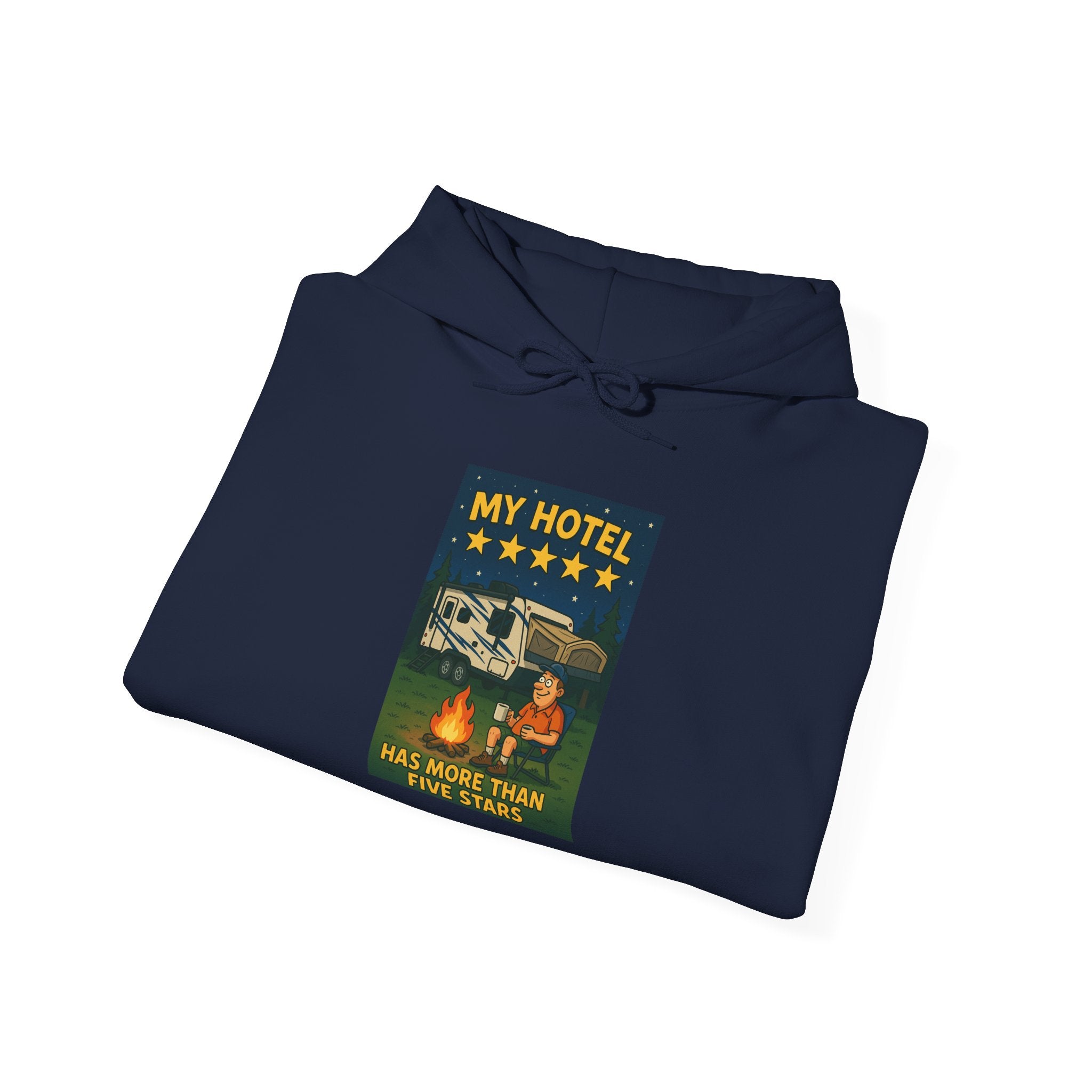 Cozy Camping Hoodie - My Hotel, Outdoor Adventure Apparel, Travel Gift, Nature Lovers Sweatshirt, Camping Gear