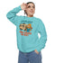 Camping Wine Sweatshirt | Unisex Garment-Dyed Pullover | Cozy Gift for Campers | Outdoor Adventures Apparel | Relaxed Fit Top