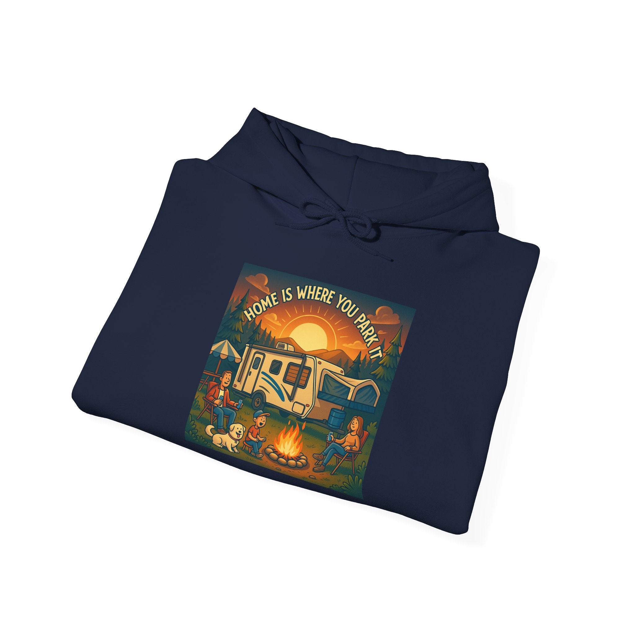 Cozy Campfire Vibes Hoodie, Unisex Sweatshirt for Camp Lovers, Autumn Apparel, Outdoor Adventure Gift, Family Get-Together