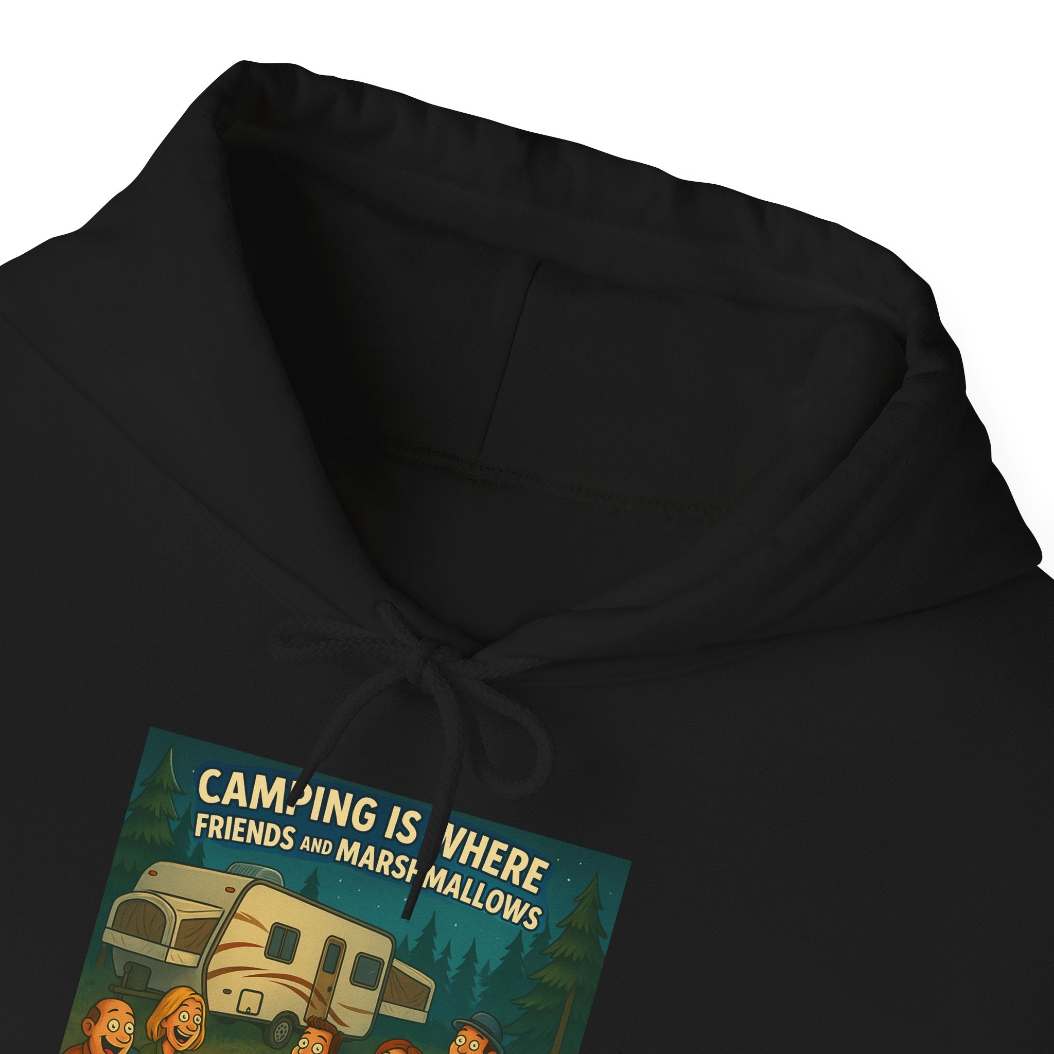 Vintage Camping Unisex Hooded Sweatshirt - Cozy Outdoor Lover Gift, Great for Campfire Nights, Adventure Apparel