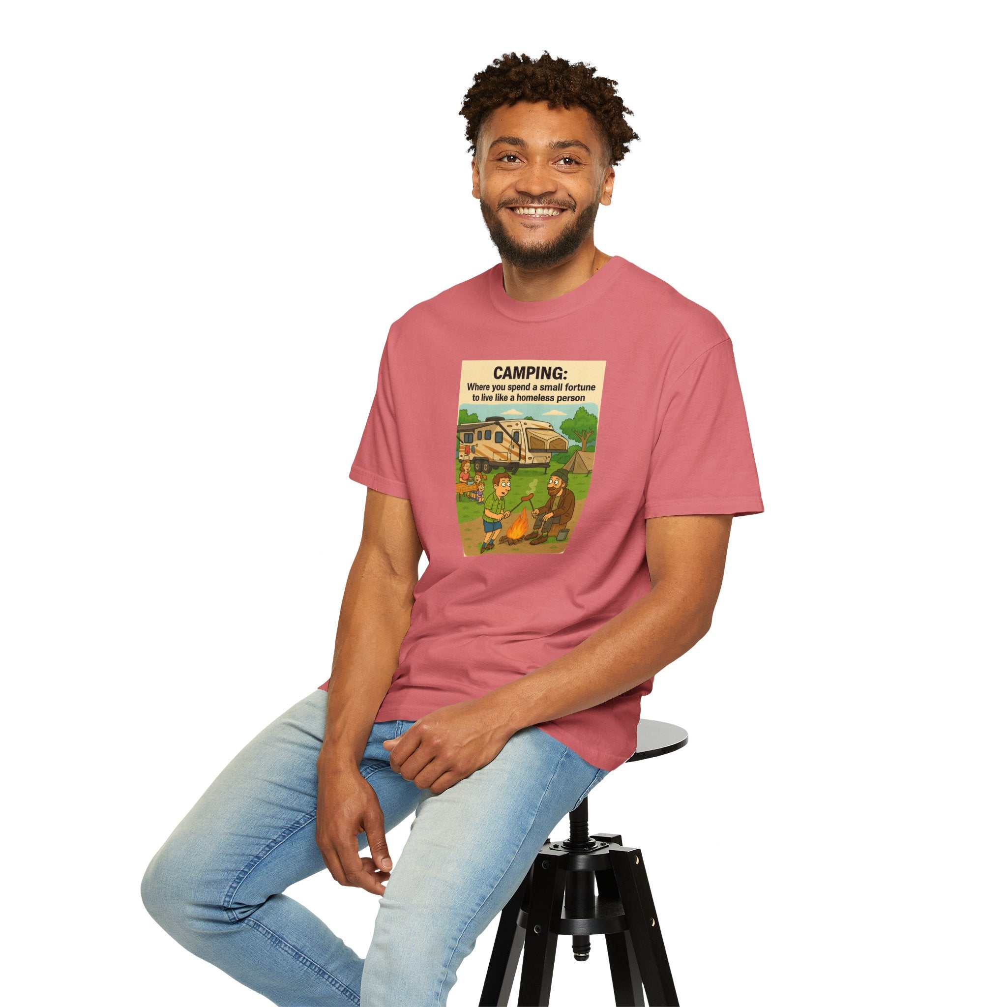 Camping Humor T-Shirt, Unisex Graphic Tee, Adventure Gift, Outdoor Lover Apparel, Funny Camping Shirt