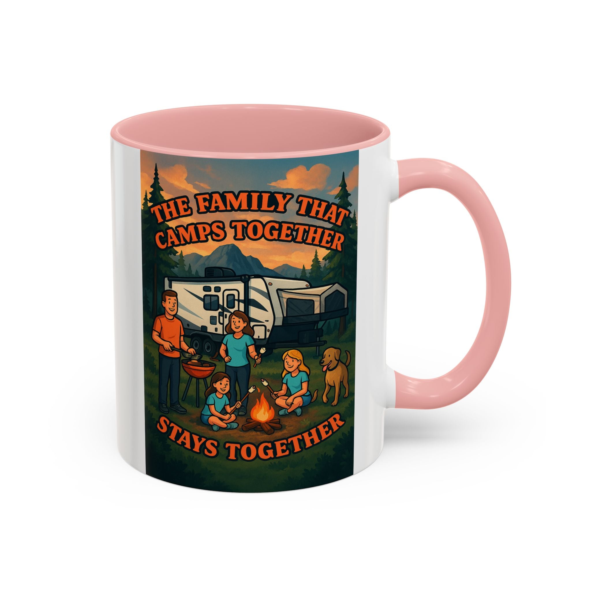 Camping Family Coffee Mug - Adventure, Nature, Family Time, Outdoor Enthusiasts, Gift for Campers