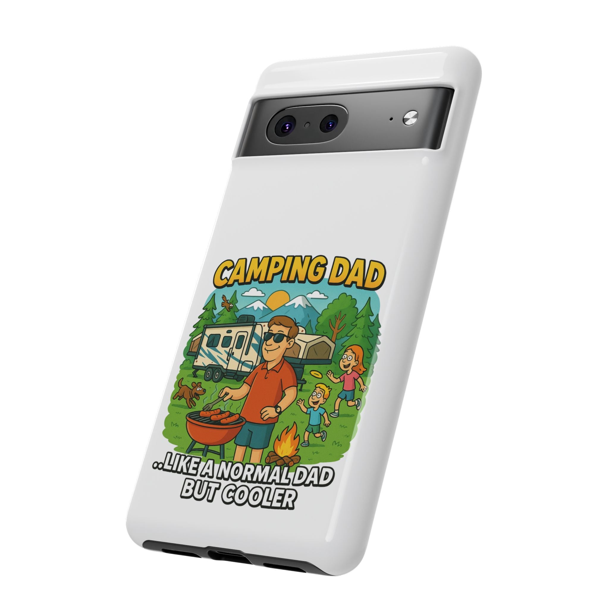 Camping Dad Phone Case - Unique Tough Cover for Outdoor Dads