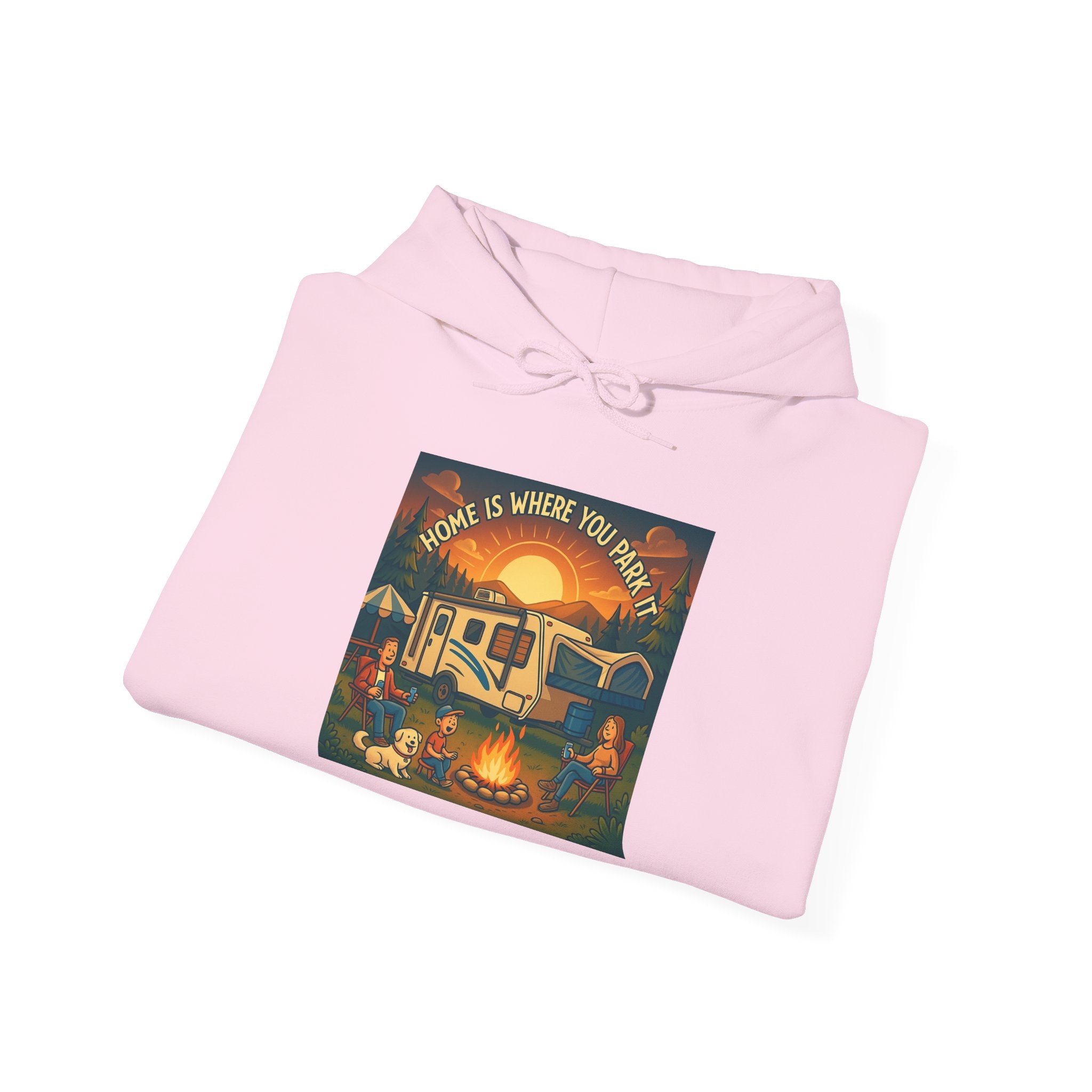 Cozy Campfire Vibes Hoodie, Unisex Sweatshirt for Camp Lovers, Autumn Apparel, Outdoor Adventure Gift, Family Get-Together