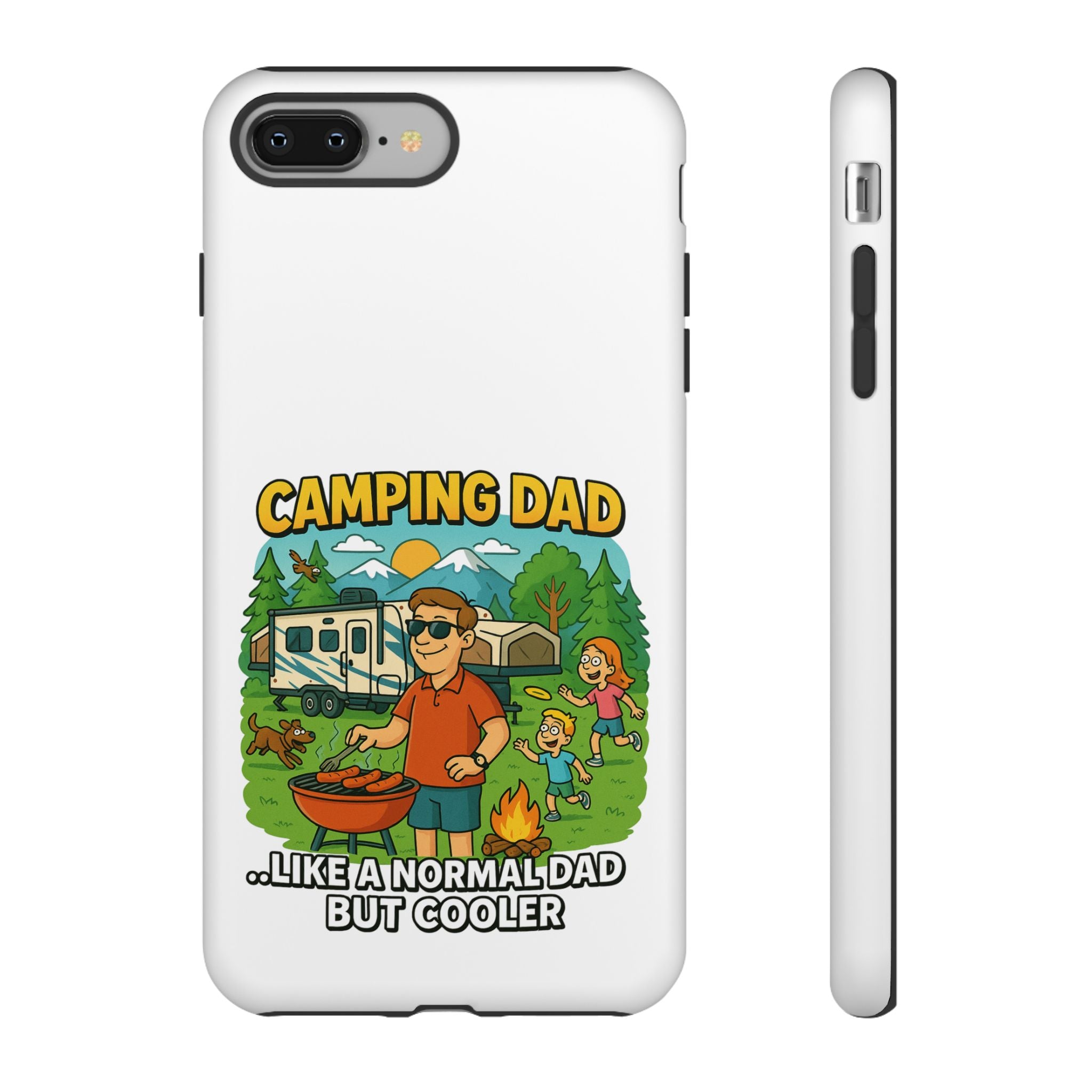 Camping Dad Phone Case - Unique Tough Cover for Outdoor Dads