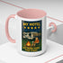 Camping-Themed Accent Coffee Mug | Perfect for RV Lovers, Campers, Travelers, Cozy Nights, Outdoor Adventures, Unique Gift Ideas