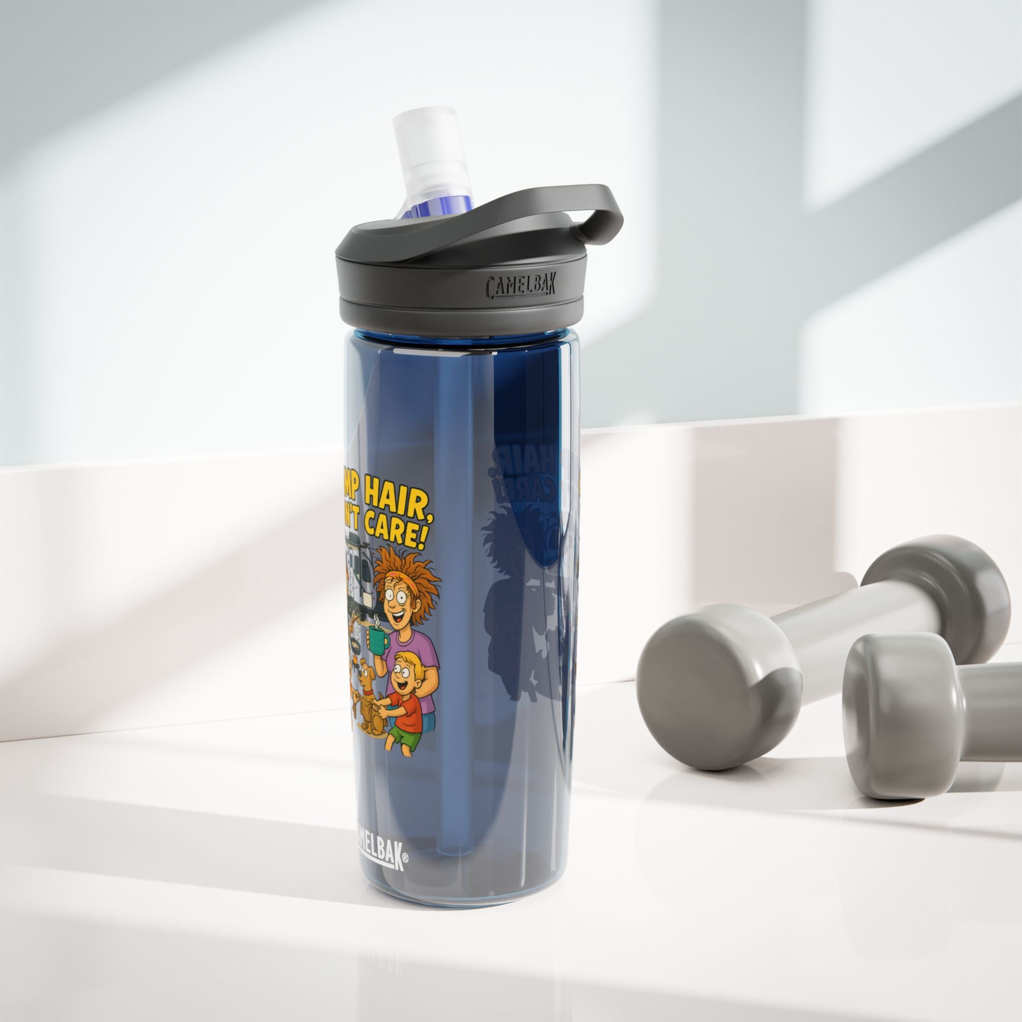 Fun Cartoon Water Bottle, BPA-Free Flask for Outdoor Adventures, Gift for Kids, Hydro Flask for Campers, Ideal for Travel & Exercise