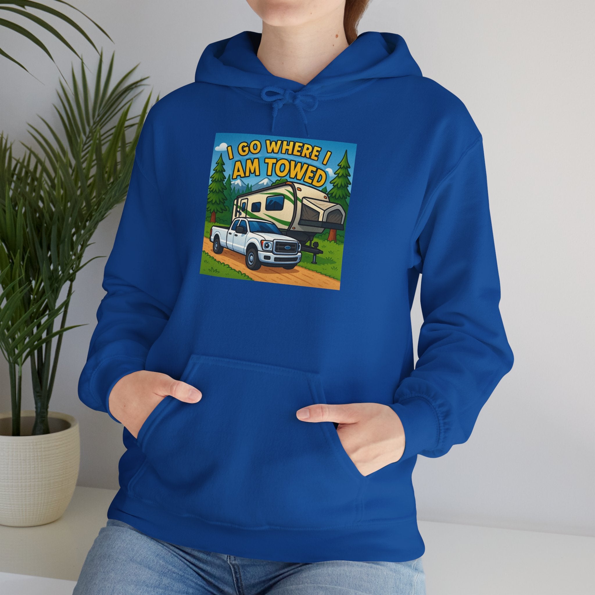 Adventure-Themed Hooded Sweatshirt - Perfect for Travel Enthusiasts, Camper Gifts, Cozy Outings, Outdoor Activities, Road Trip Essentials